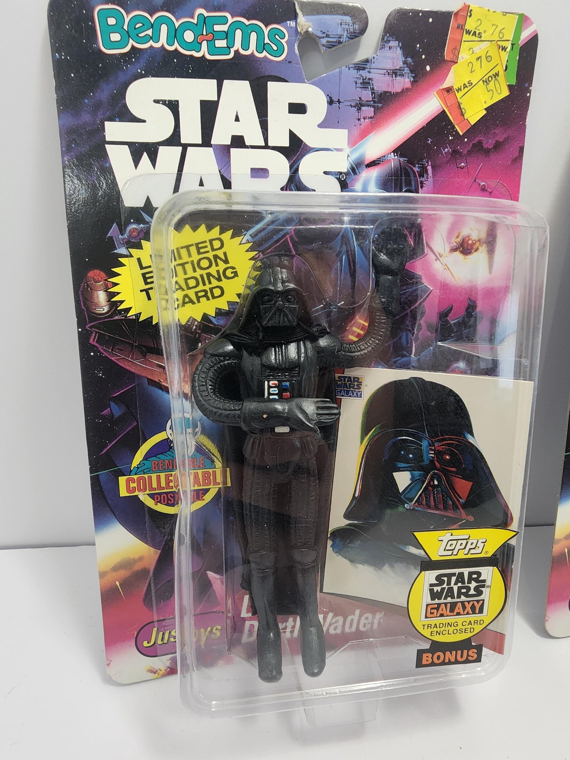 Star Wars 1993 Just Play Bendem Action Figures Sealed - R2D2 - Darth Vader - Star Wars - Vintage Toys - Bendy Toys - Bendable Figures