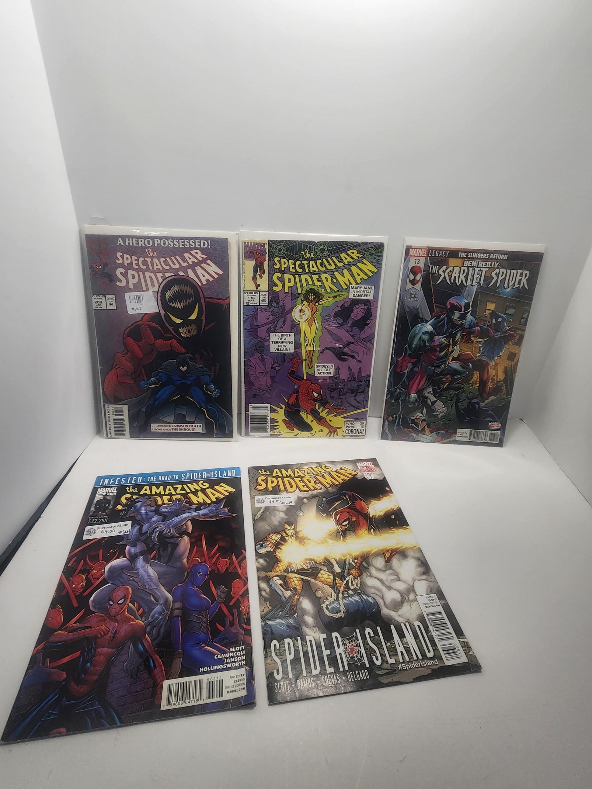 The Spectacular Spiderman Marvel Comics LOT of 5 - Comics - ComicBooks - Marvel - Marvel Comics - Amazing Spiderman - Spectacular Spiderman