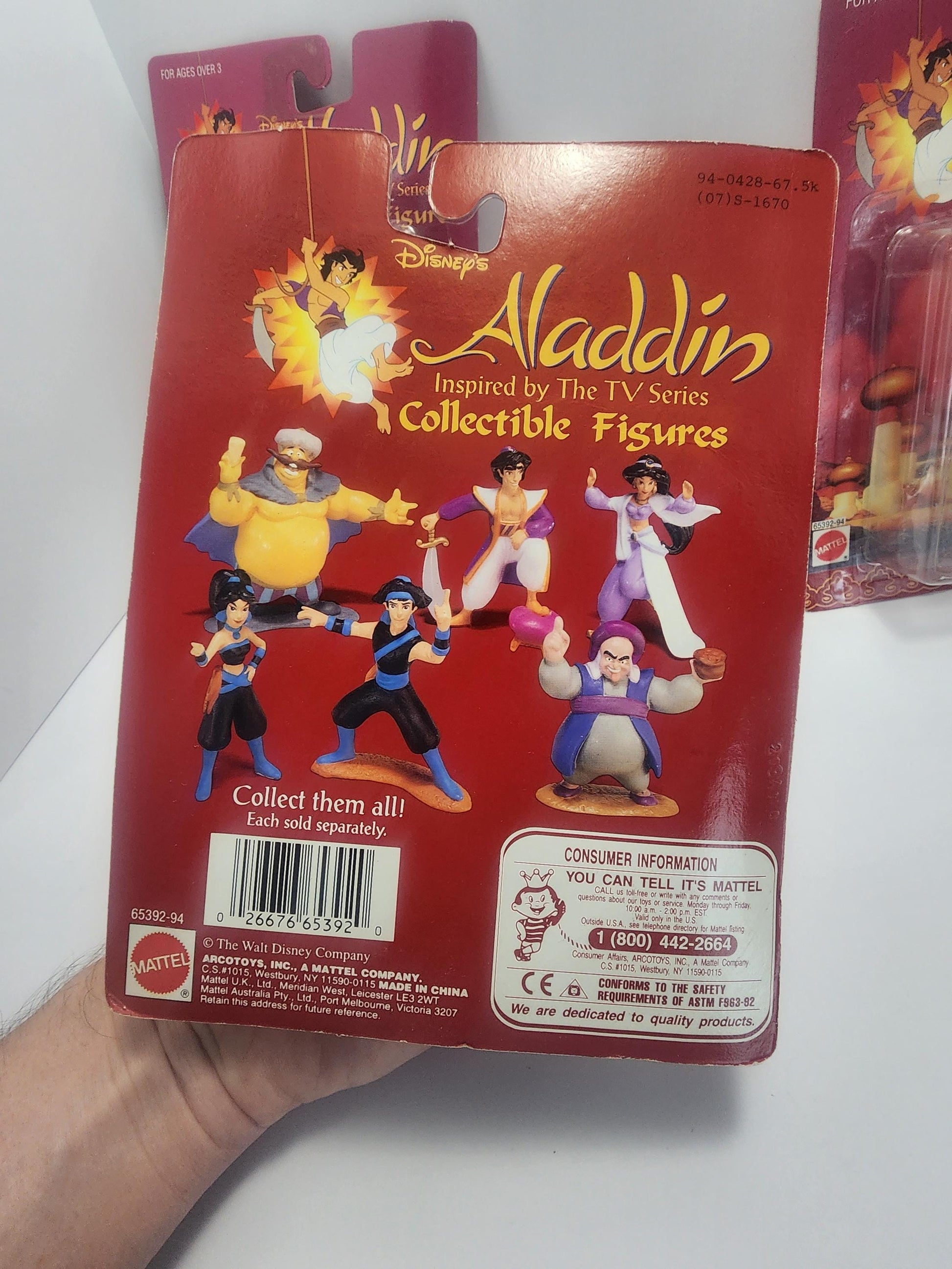 Aladdin 1990s Disney TV Series Action Figures - Aladdin - Aladding Toys - Jasmine - Jasmine Figures - Disney - Disney Series - Disney Toys