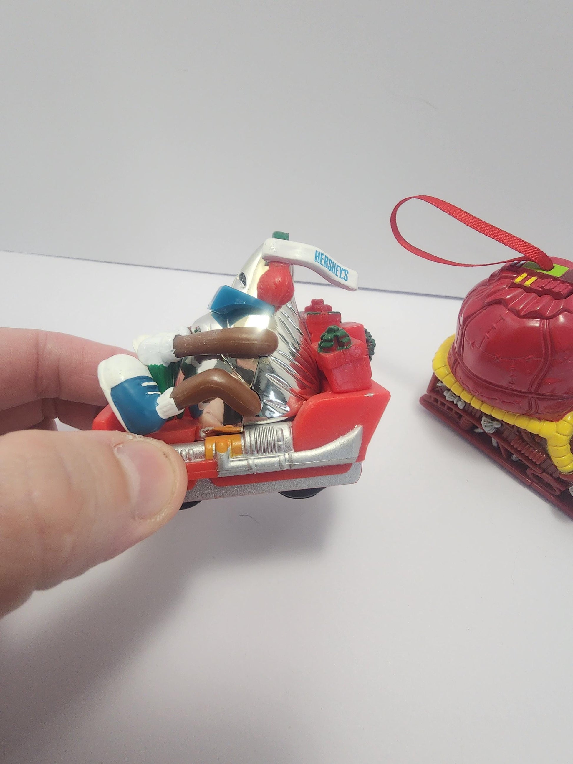 Christmas Sleigh Ornament Figure Toys - The Grinch - Grinch - The Grinch Toys - Herseys - Hersey Toys - Chocolate - Candy Toys - Christmas