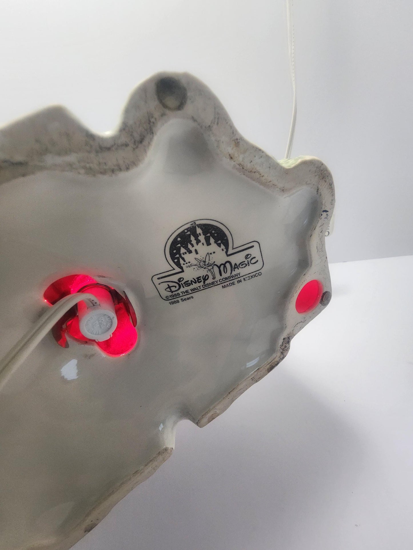 Walt Disney Sears 1988 World Light Up Disney Castle - Castle - Walt Disney - Disney World - Disney Gifts - Light House - Christmas Village