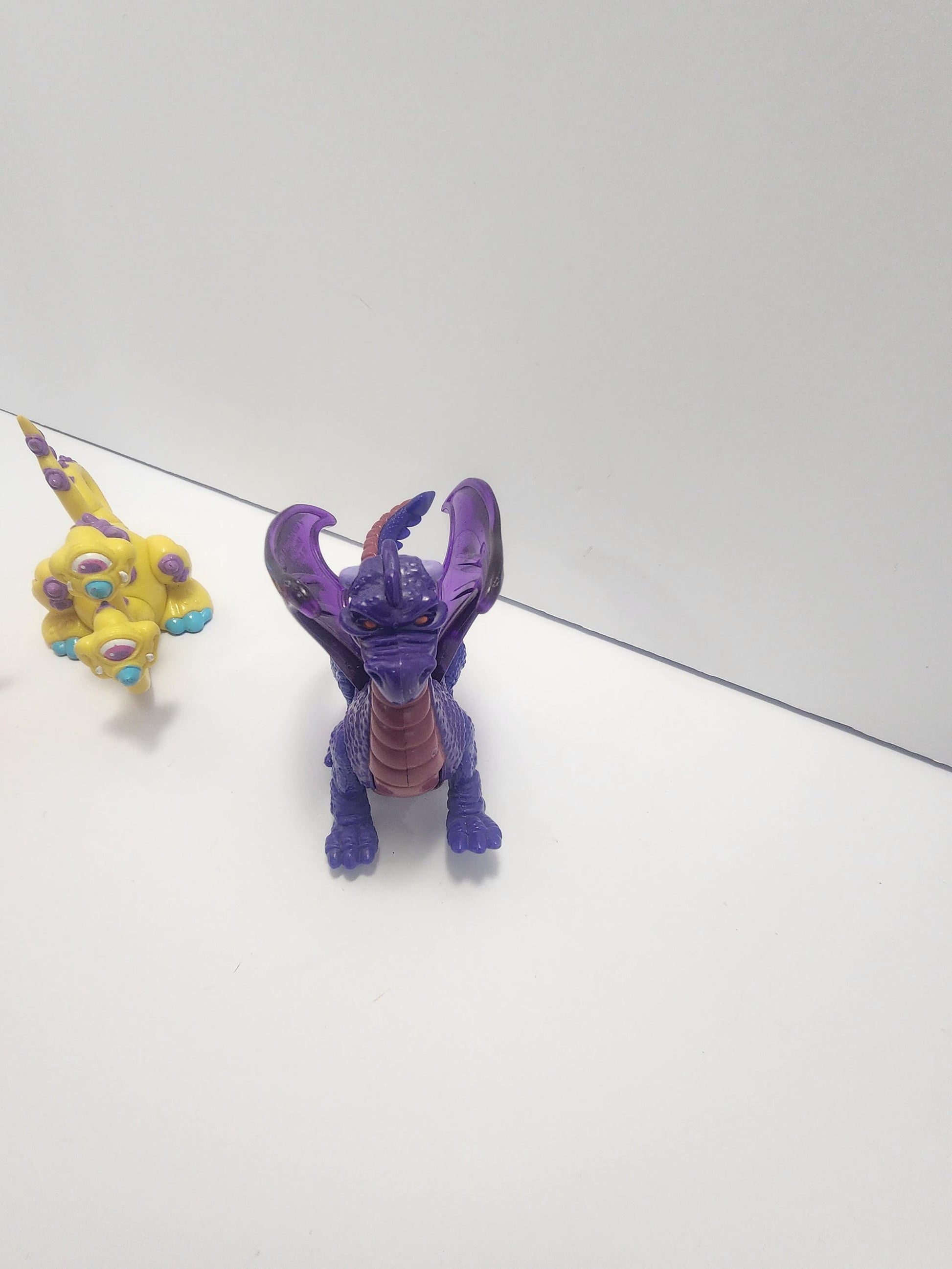 Dragons Lot of 3 Vintage Figures - Cake Toppers - Dragon - Dragon Gift - Dragons - Vintage Toys - Toy Lot