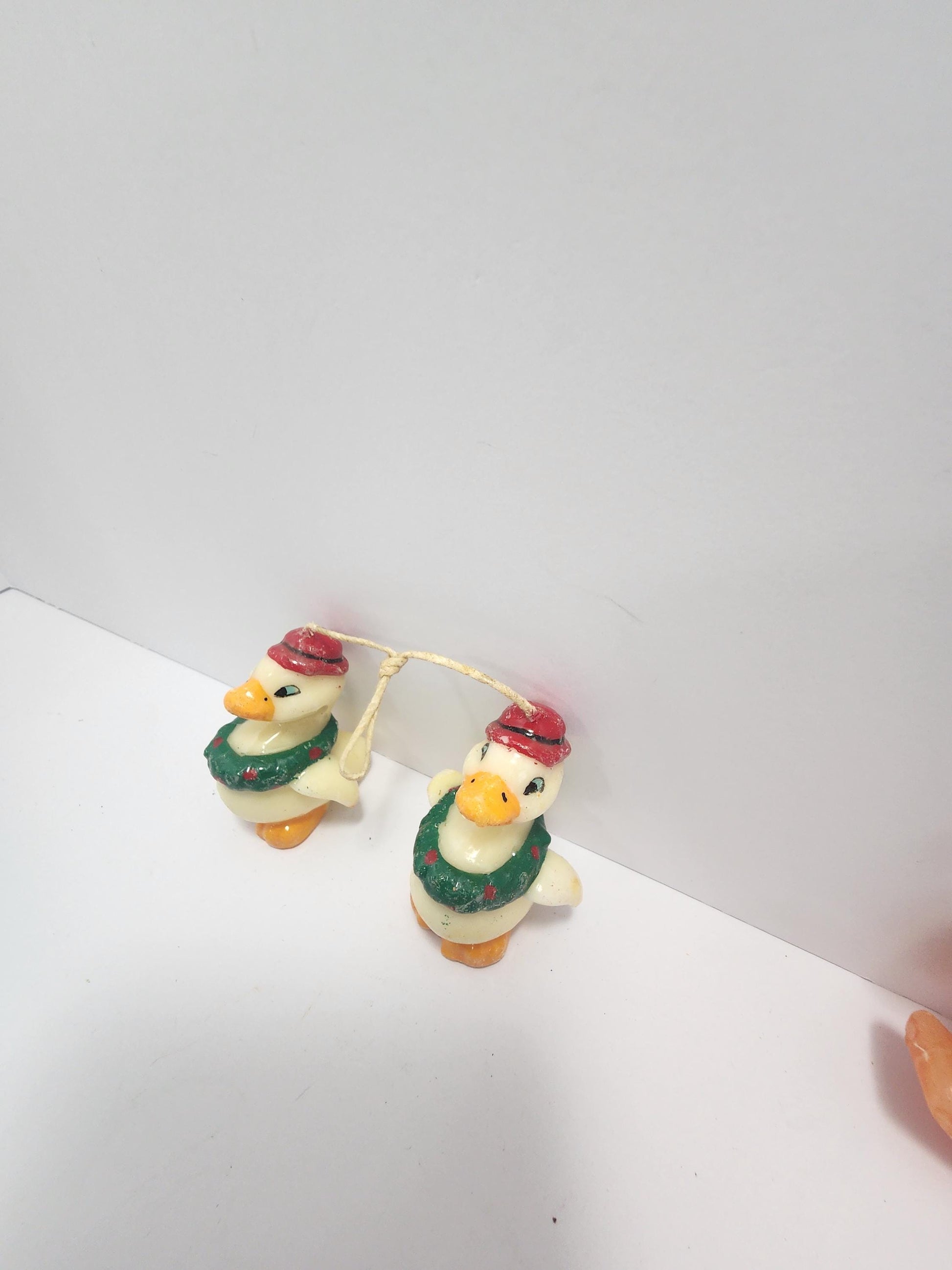 Vintage Candle Or Ornaments Ducks and Horses - Candles - Vintage Candles - Ornaments - Christmas - Christmas Ornaments - Ducks