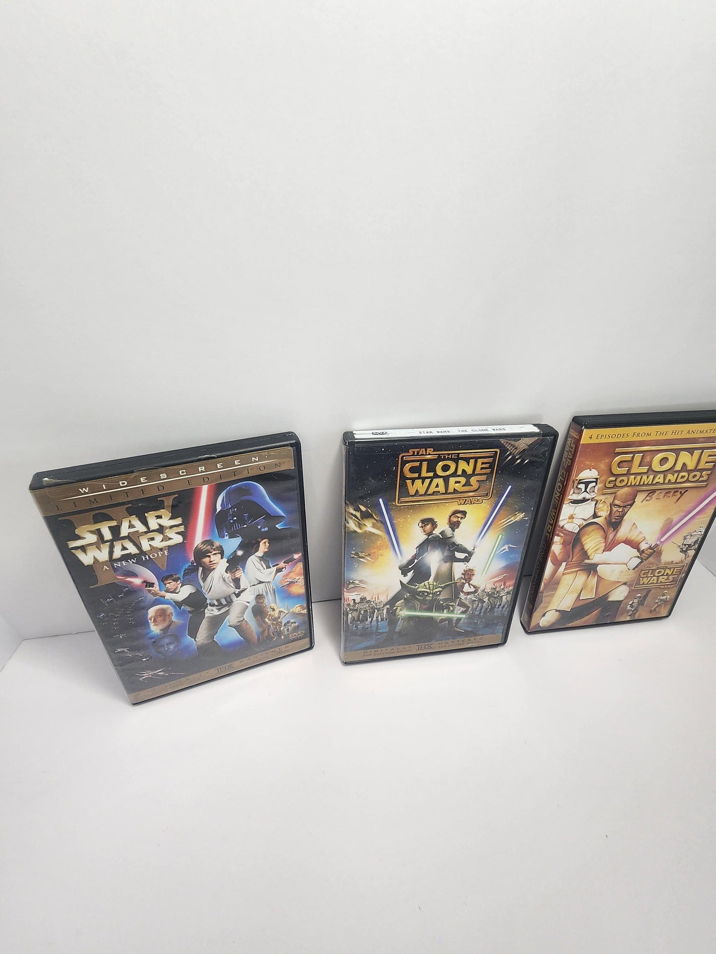Star Wars Dvds LOT of 3 - Dvds - Star Wars - Star Wars Movies - Star Wars Gifts