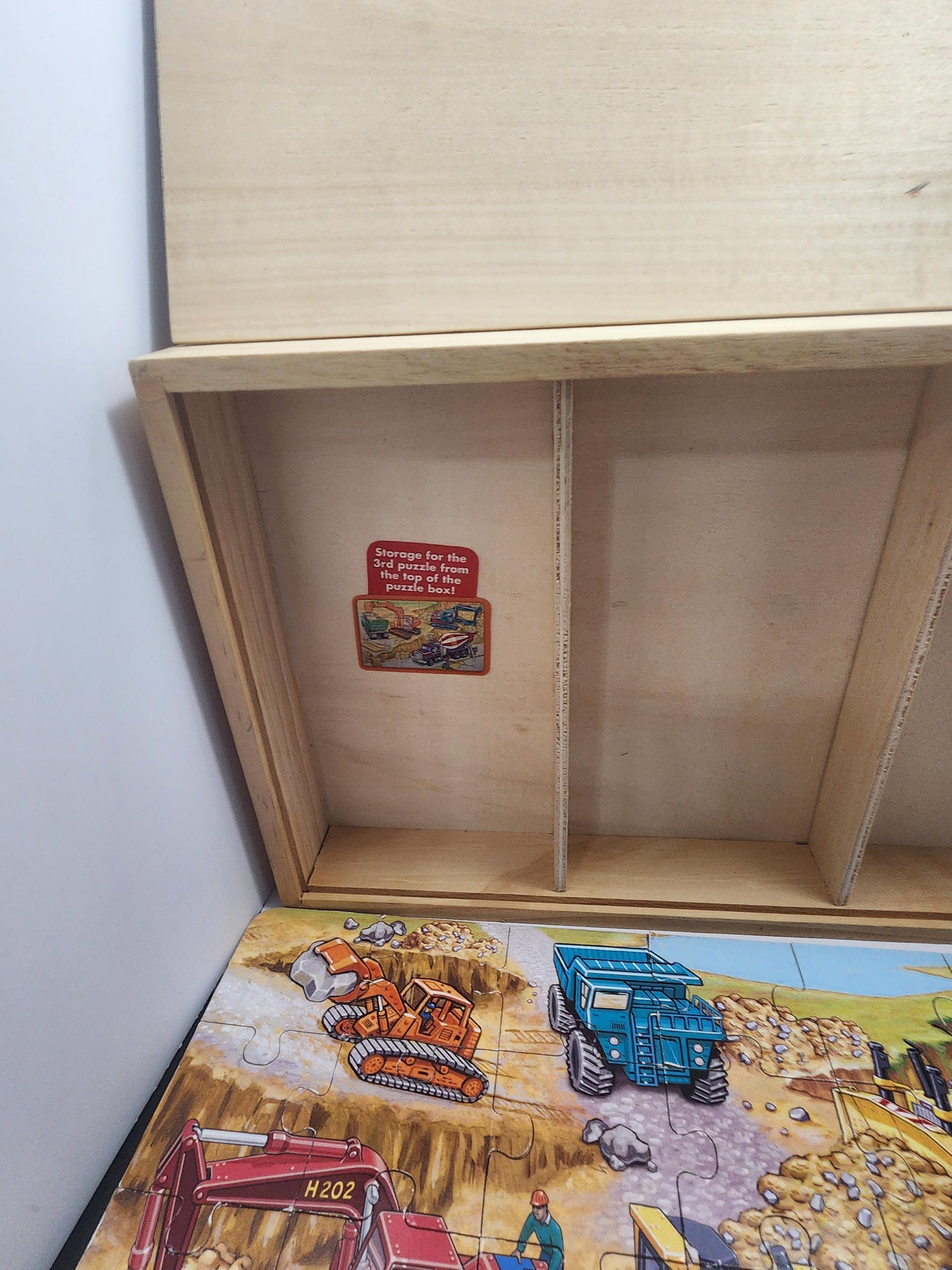 Construction Big Puzzles Lot of 3 - Floor Puzzles - Puzzle Set - Construction - Construction Toys - Kids Puzzles - Cars - Toy Cars