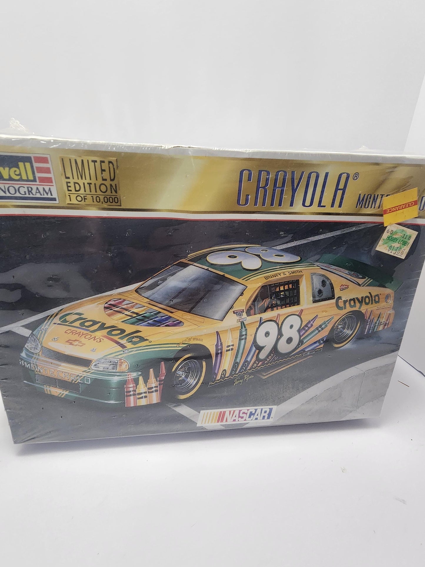 Vintage Nascar Model Cars Hardee's and Crayola - Crayola - Hardee's- Fast Food - Nascar - Toy Cars - Model Cars - Vintage Cars