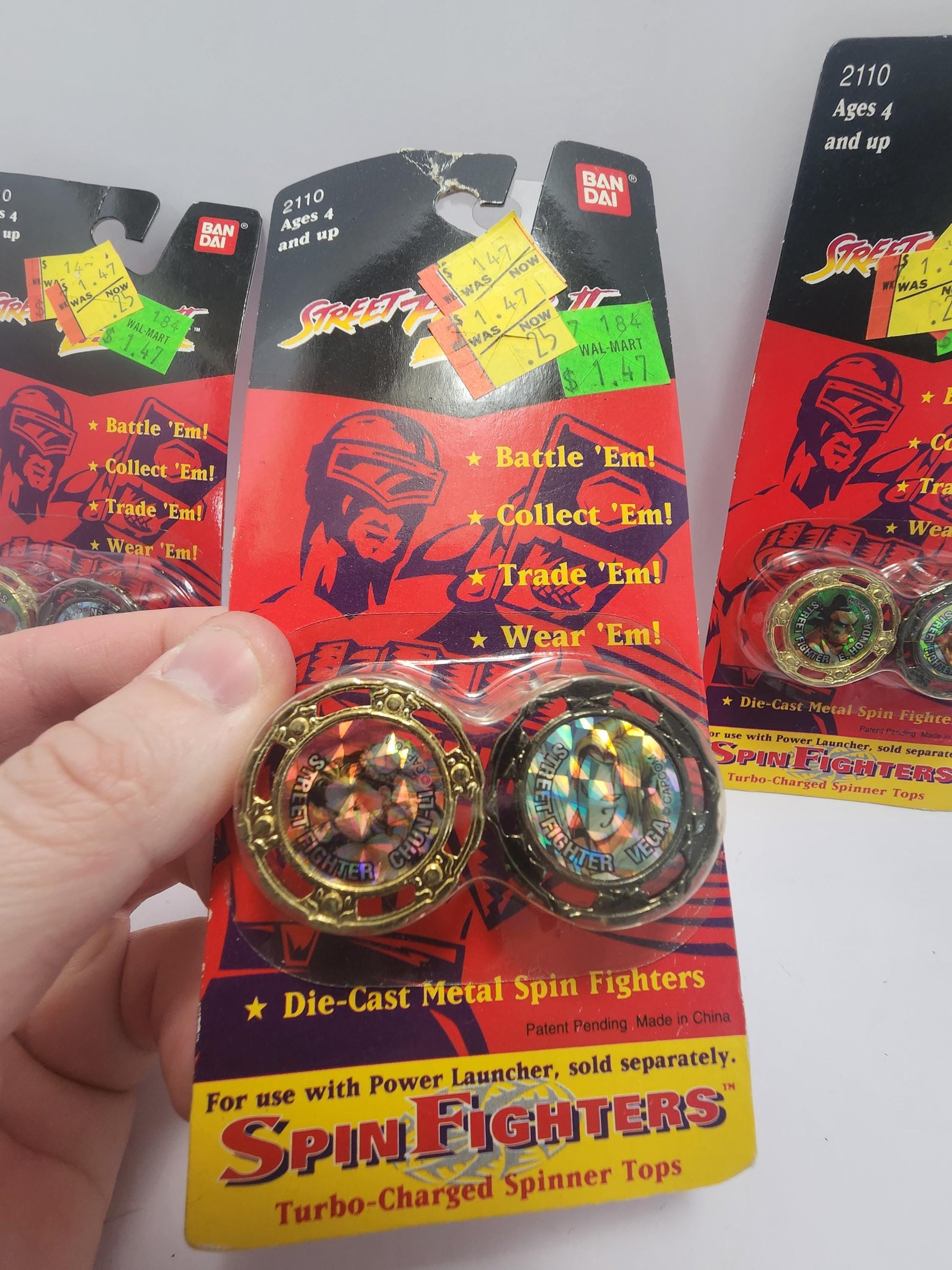 1993 Capcom Street Fighters Spin Fighters SEALED - Capcom - Games - Vintage Games - Spin Fighters - Street Fighters