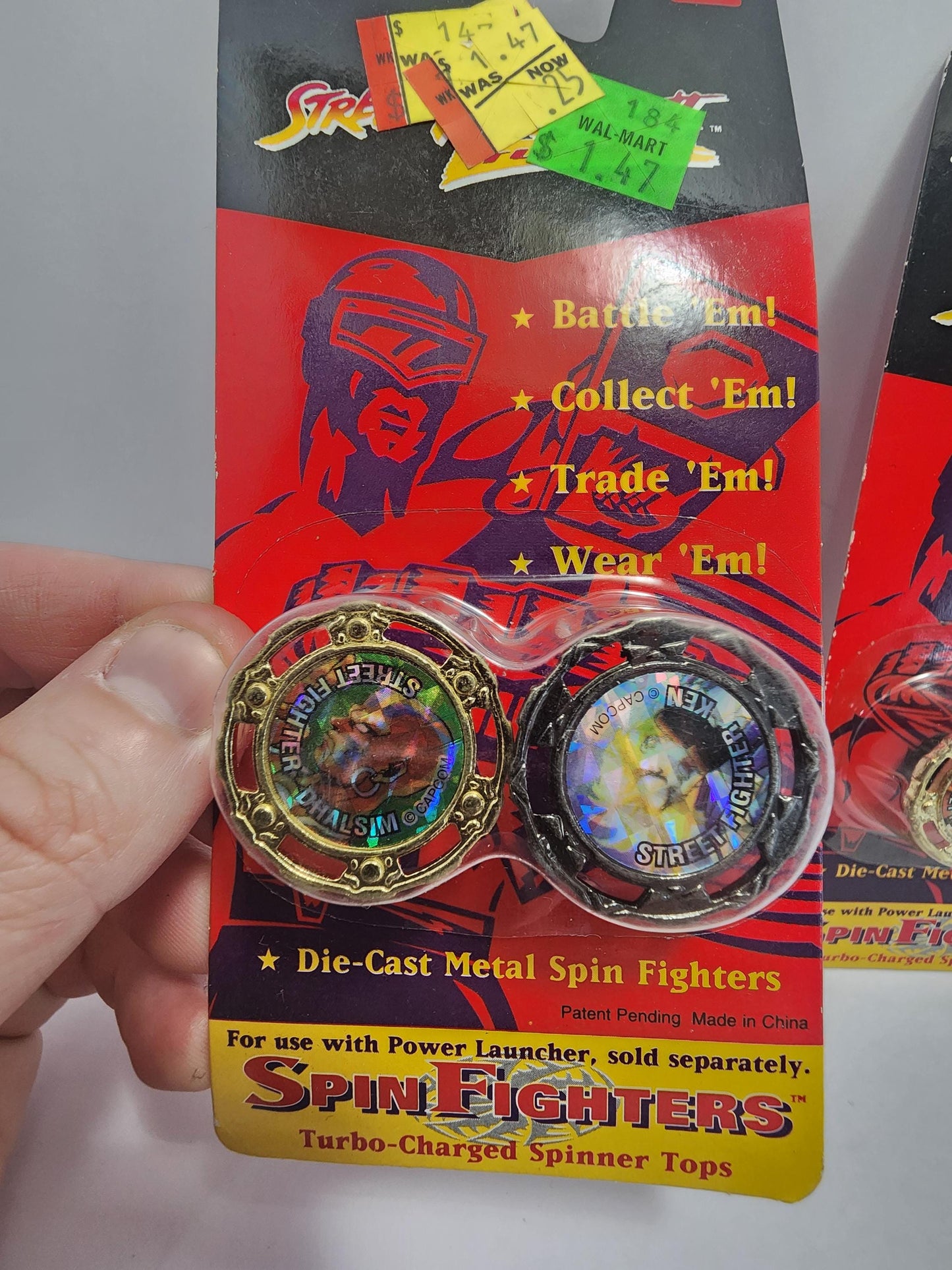 1993 Capcom Street Fighters Spin Fighters SEALED - Capcom - Games - Vintage Games - Spin Fighters - Street Fighters