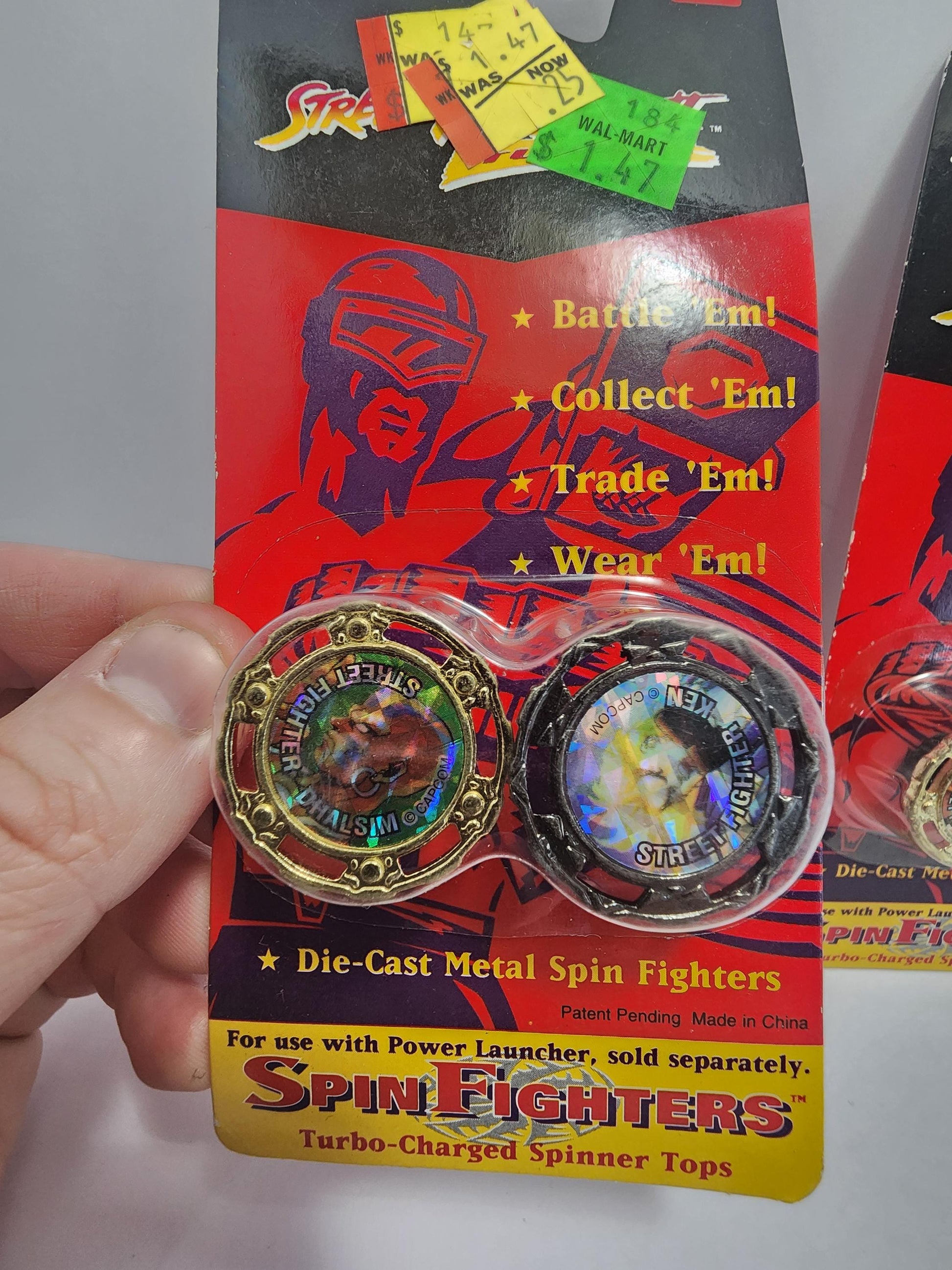 1993 Capcom Street Fighters Spin Fighters SEALED - Capcom - Games - Vintage Games - Spin Fighters - Street Fighters