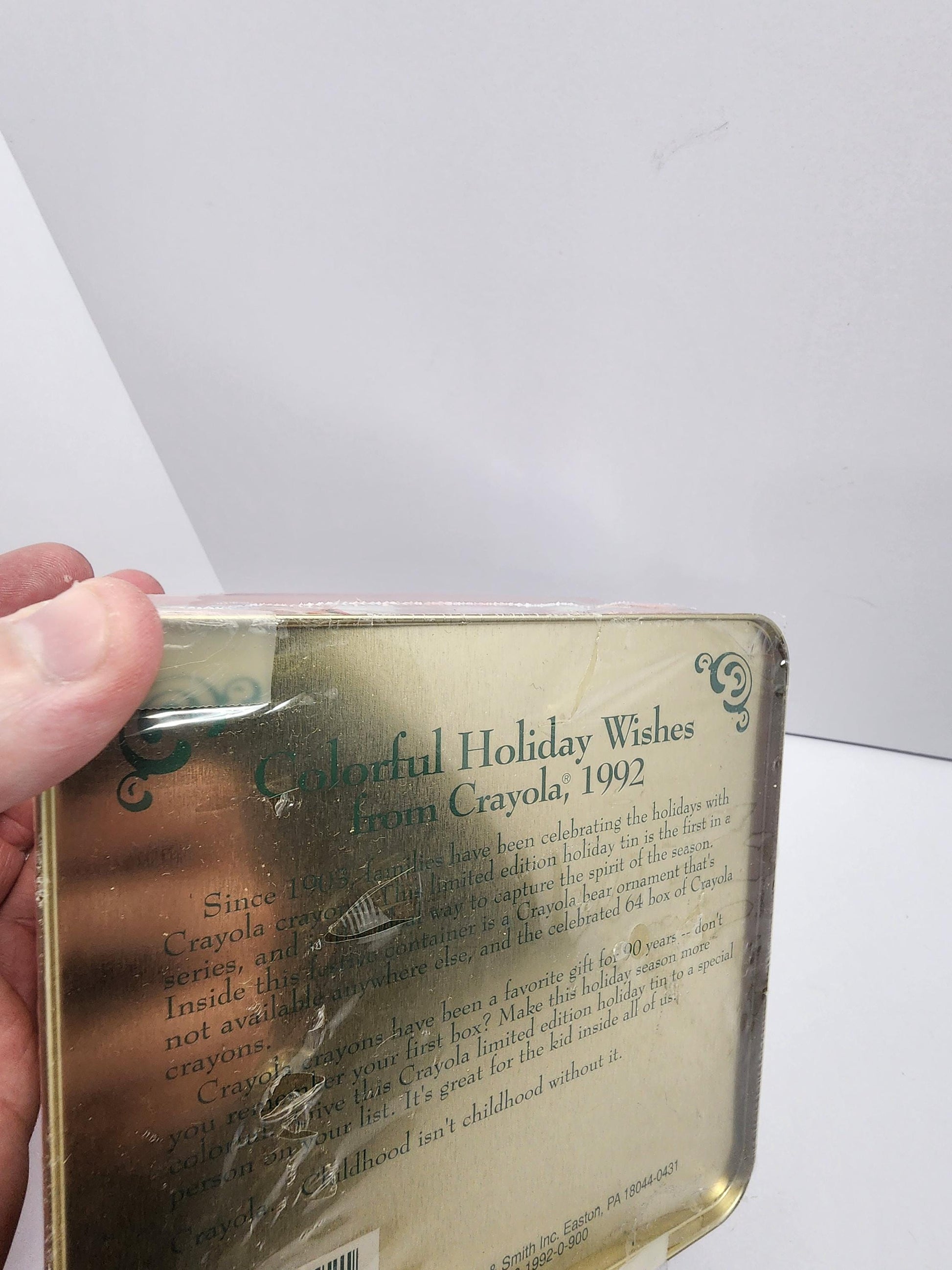 1992 Crayola Collector’s Colors Tin - First In Series - SEALED - Crayons - Crayola - Tins - 1990s - Colors - Crayola Tin