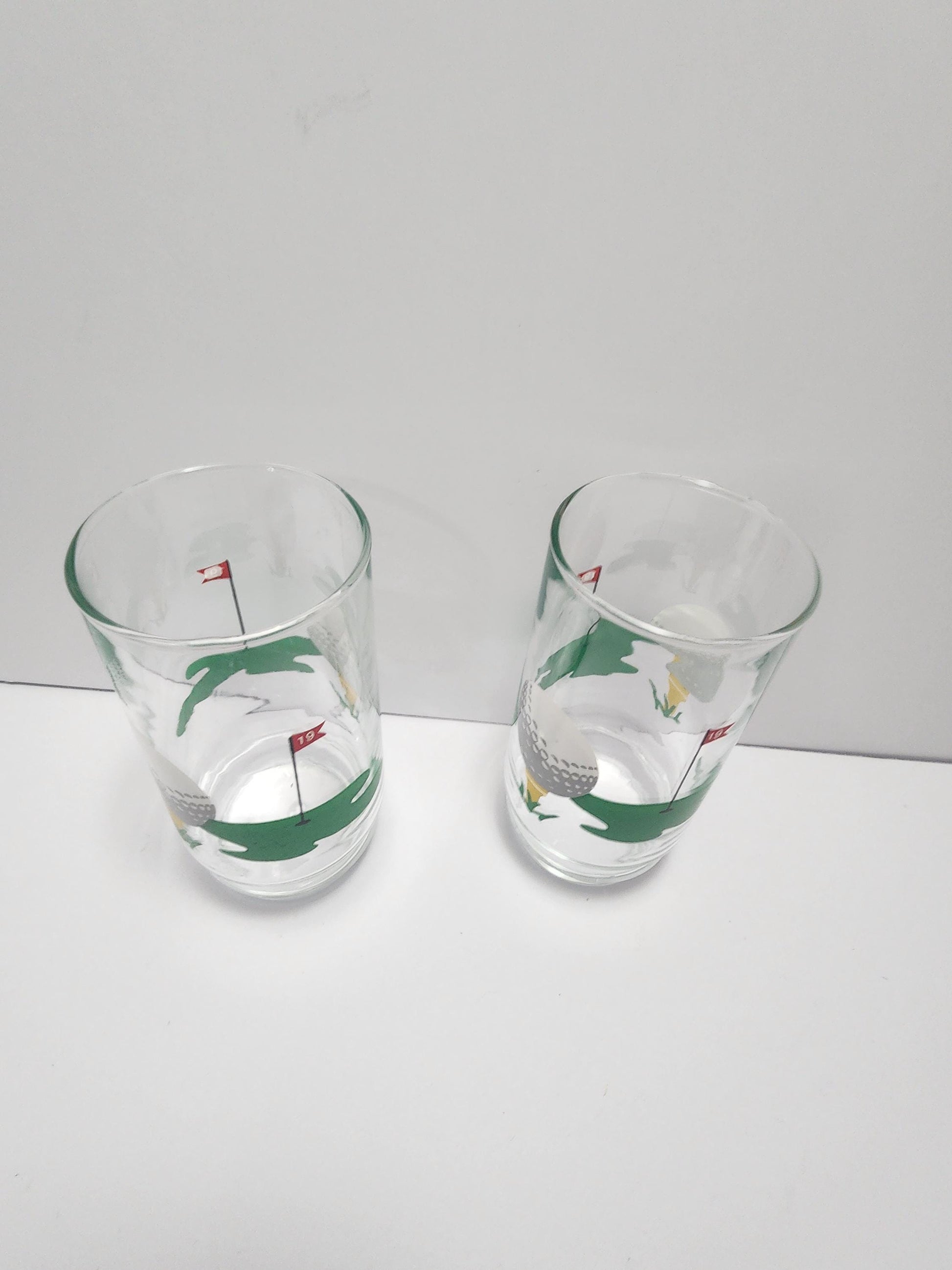 Golf Character Glasses - Barware - Drinkware - Golf - Gift For Golfers - Golfing - Character Glasses