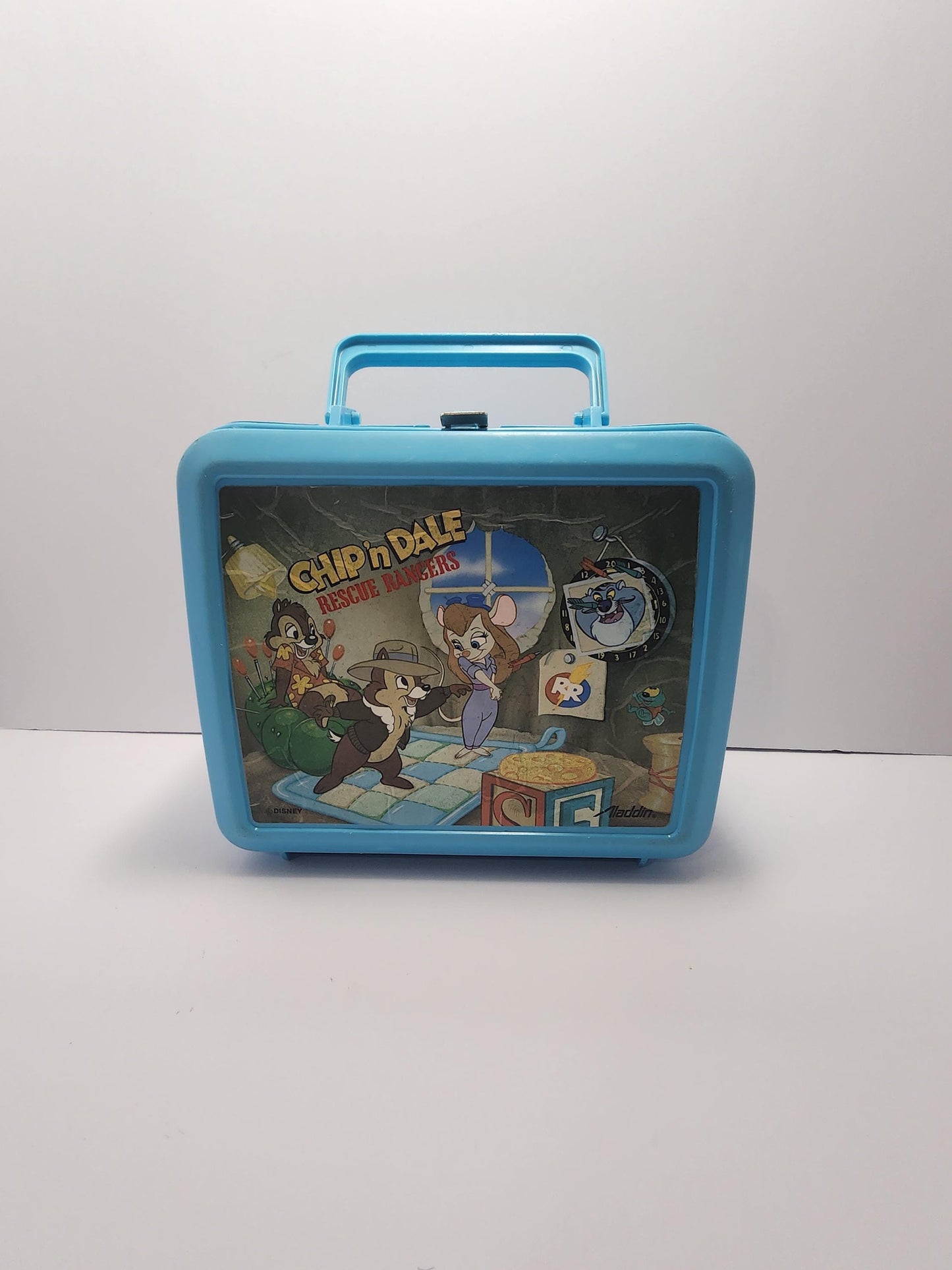 Chip And Dale Rescue Rangers Vintage 1990s Aladdin Lunchbox - Lunch Box - Lunchbox - Aladdin Lunchbox - Chipmunks - Rescue Rangers