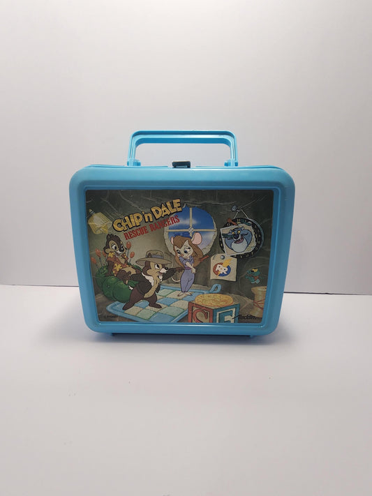 Chip And Dale Rescue Rangers Vintage 1990s Aladdin Lunchbox - Lunch Box - Lunchbox - Aladdin Lunchbox - Chipmunks - Rescue Rangers