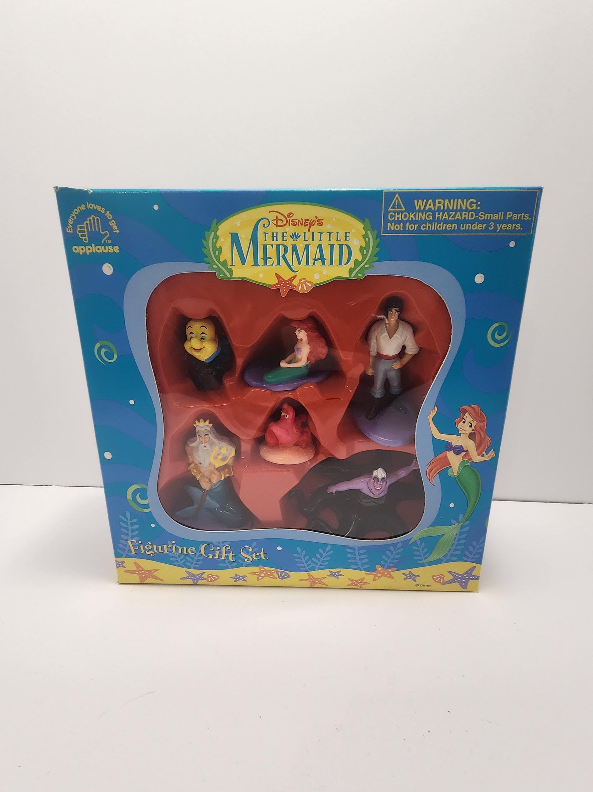 2002 Disney The Little Mermaid SEALED Action Figure Set In Box - The Little Mermaid - Little Mermaid Toys - Disney Toys - Vintage Toys