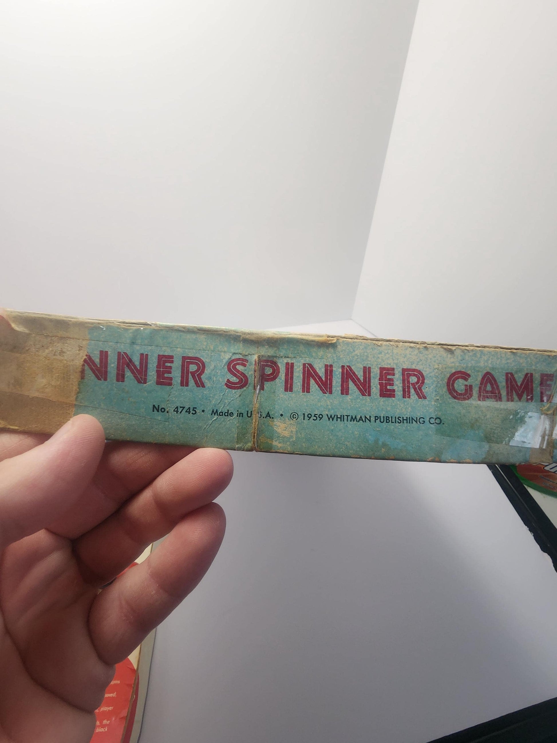 1959 Whitman Winner Spinner Antique Board Game - Whitman - 1950s - Antique Games - Games - Family Games - Board Games - Winner Spinner