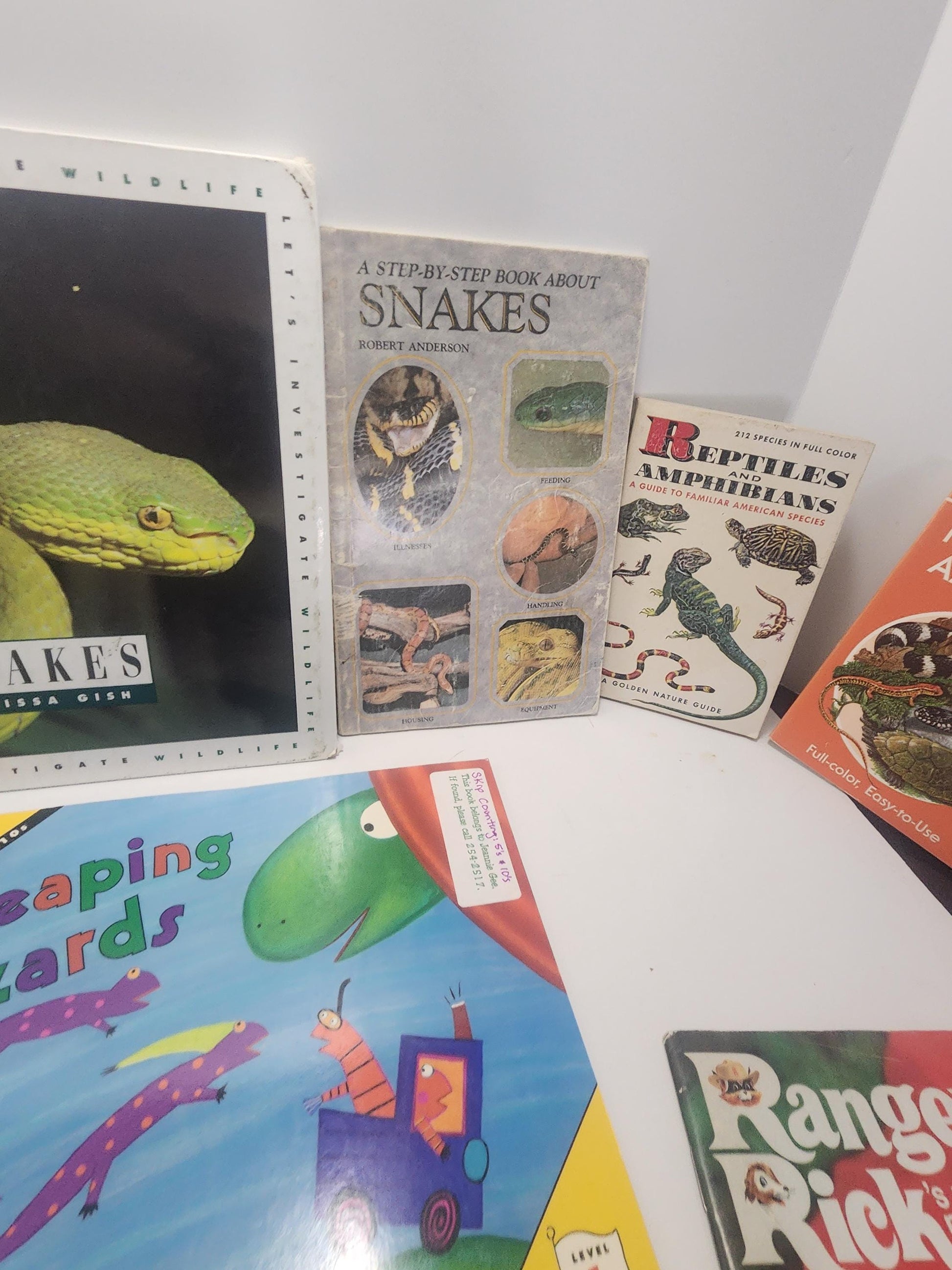 Reptiles Animal Books LOT - Children's Books - Animals - Animal Books - School Books - Educational Books - Reptiles - Reptiles Books