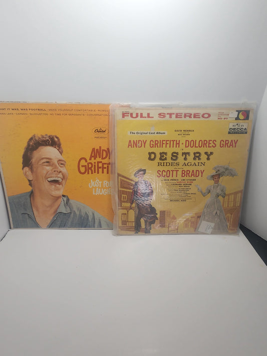 Andy Griffin 1970s Vintage Vinyl Records LOT of 2 - Andy Griffin - Andy Griffin Show - Records - Vinyl - LPS - LP Record - Vinyl Records