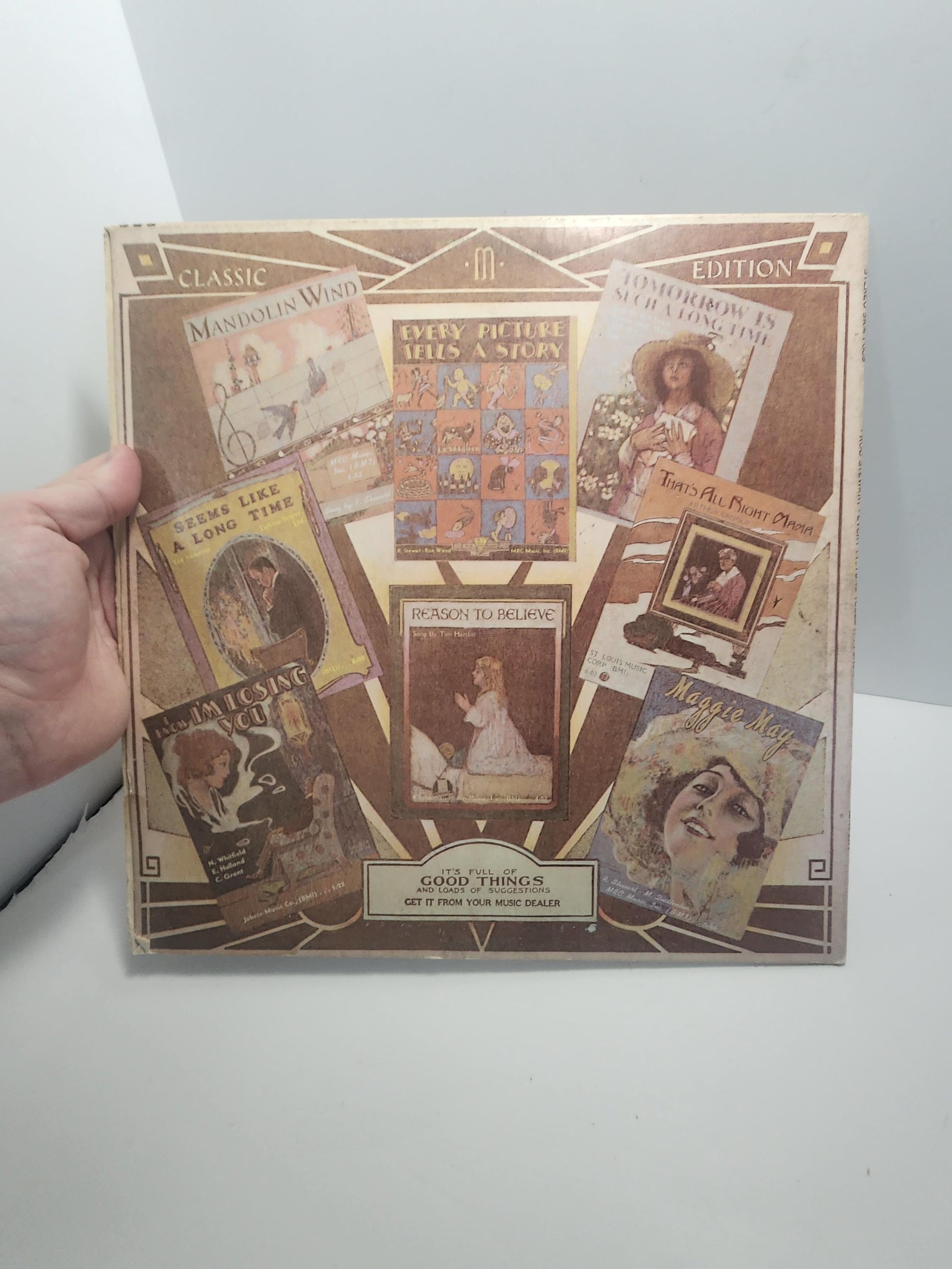 1970s Rod Stewart Classic Edition Vintage Record - Rod Stewart - Classic Music - Vinyl - Records - Vinyl Record