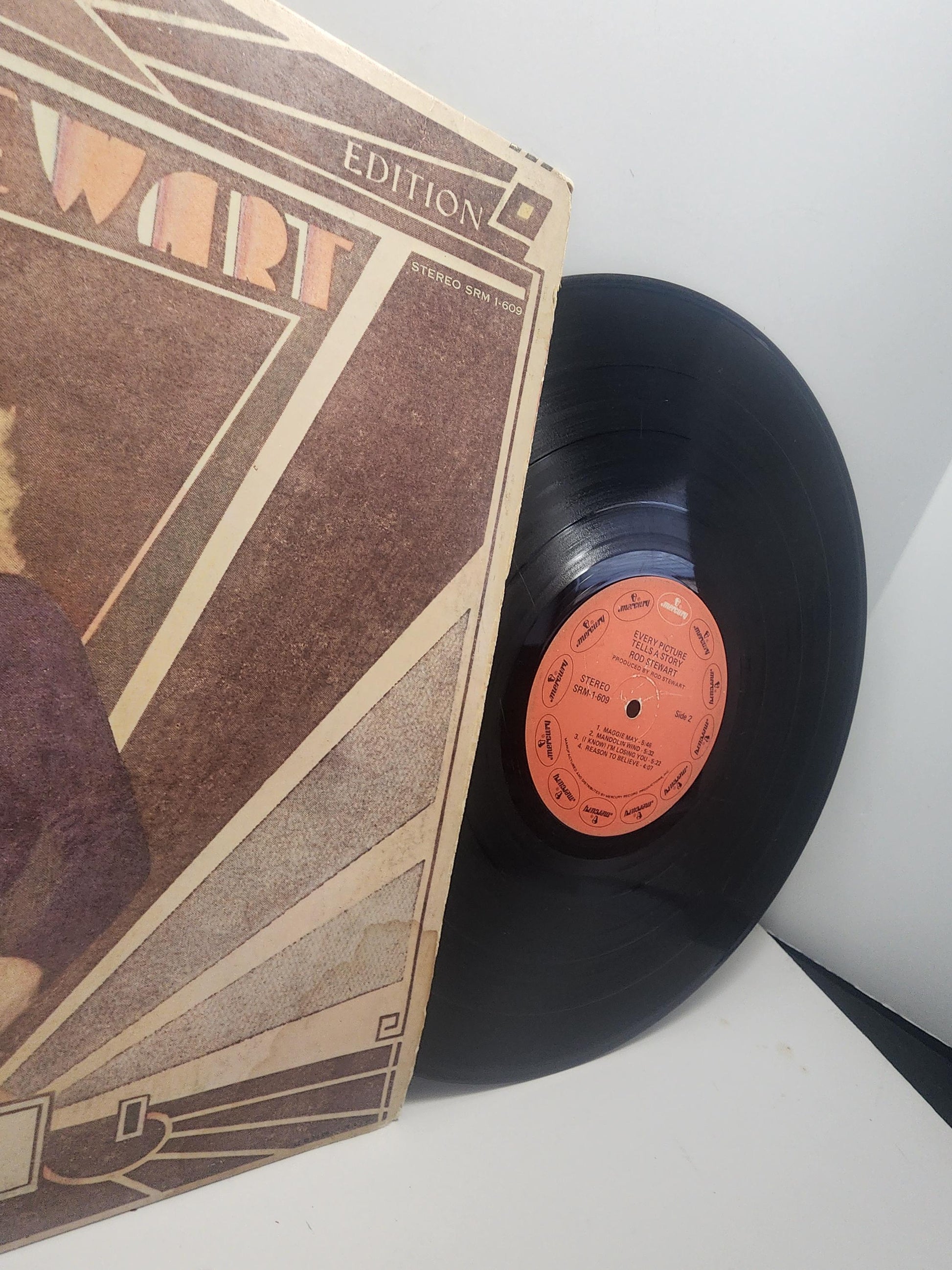 1970s Rod Stewart Classic Edition Vintage Record - Rod Stewart - Classic Music - Vinyl - Records - Vinyl Record