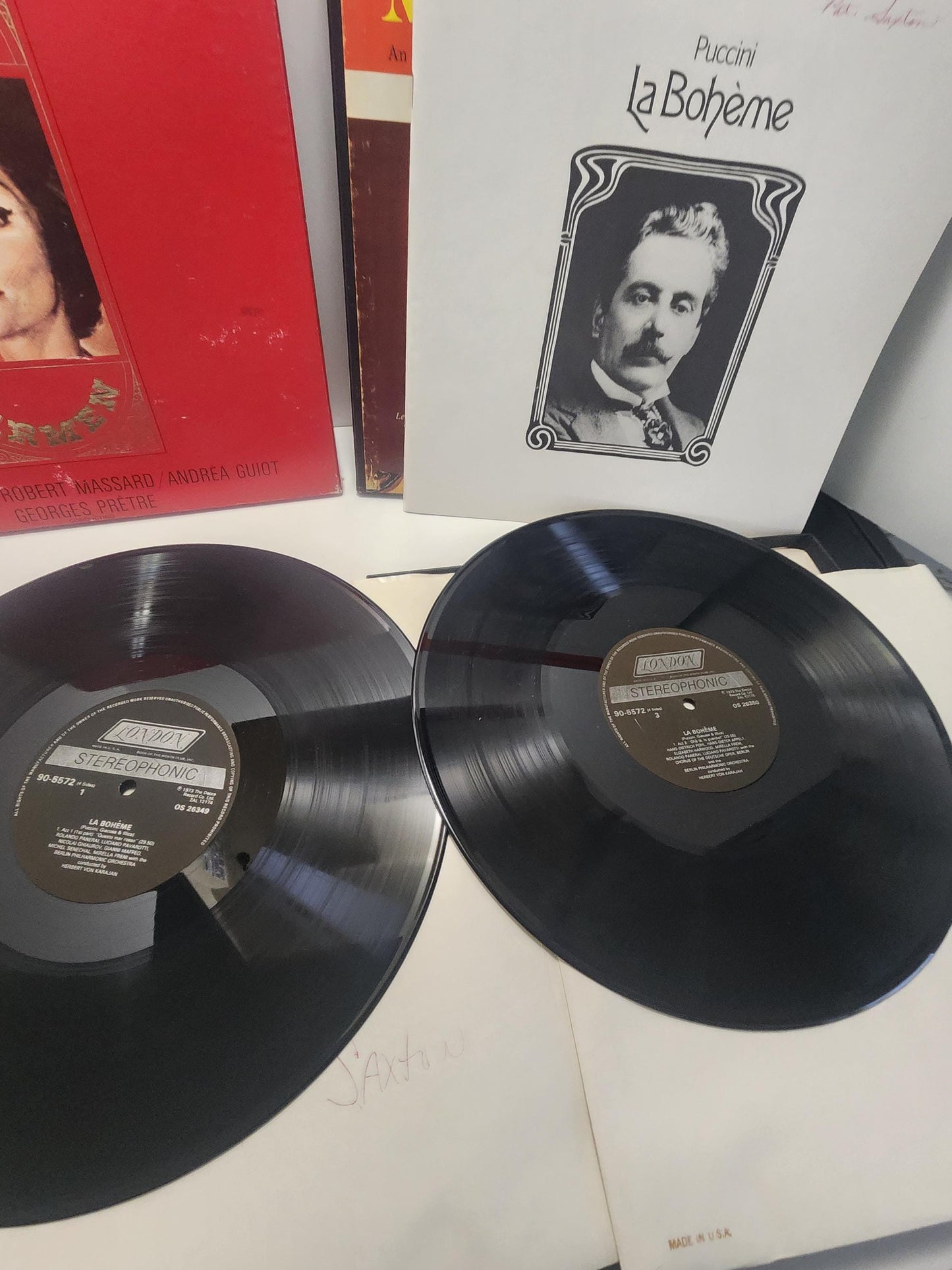Vinyl Record Set Boxes 1960s - Macbeth - Callas Carmen - La Boheme - Vinyl - Records - Record Sets - Vintage Music - Music - LP Records