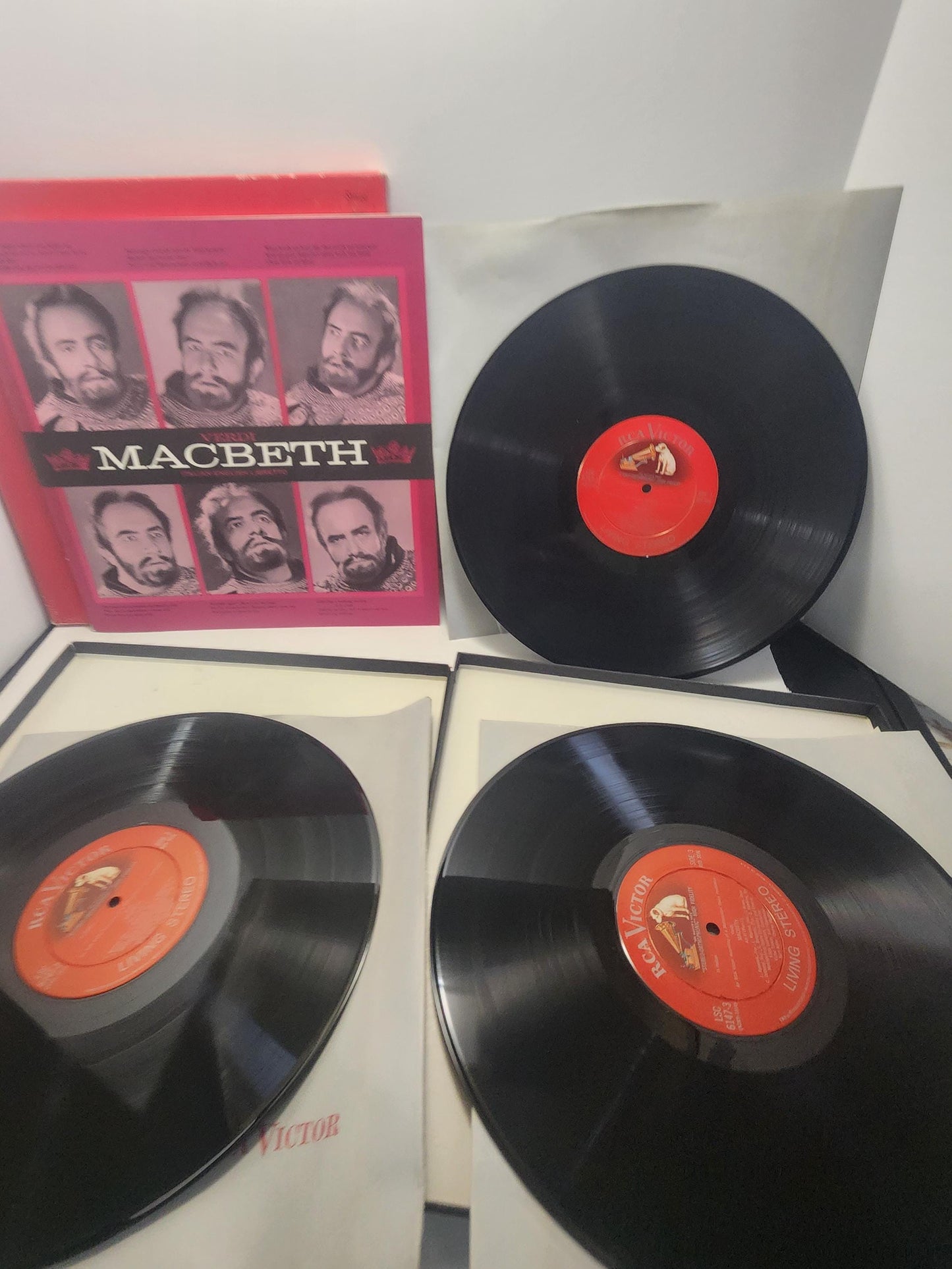 Vinyl Record Set Boxes 1960s - Macbeth - Callas Carmen - La Boheme - Vinyl - Records - Record Sets - Vintage Music - Music - LP Records