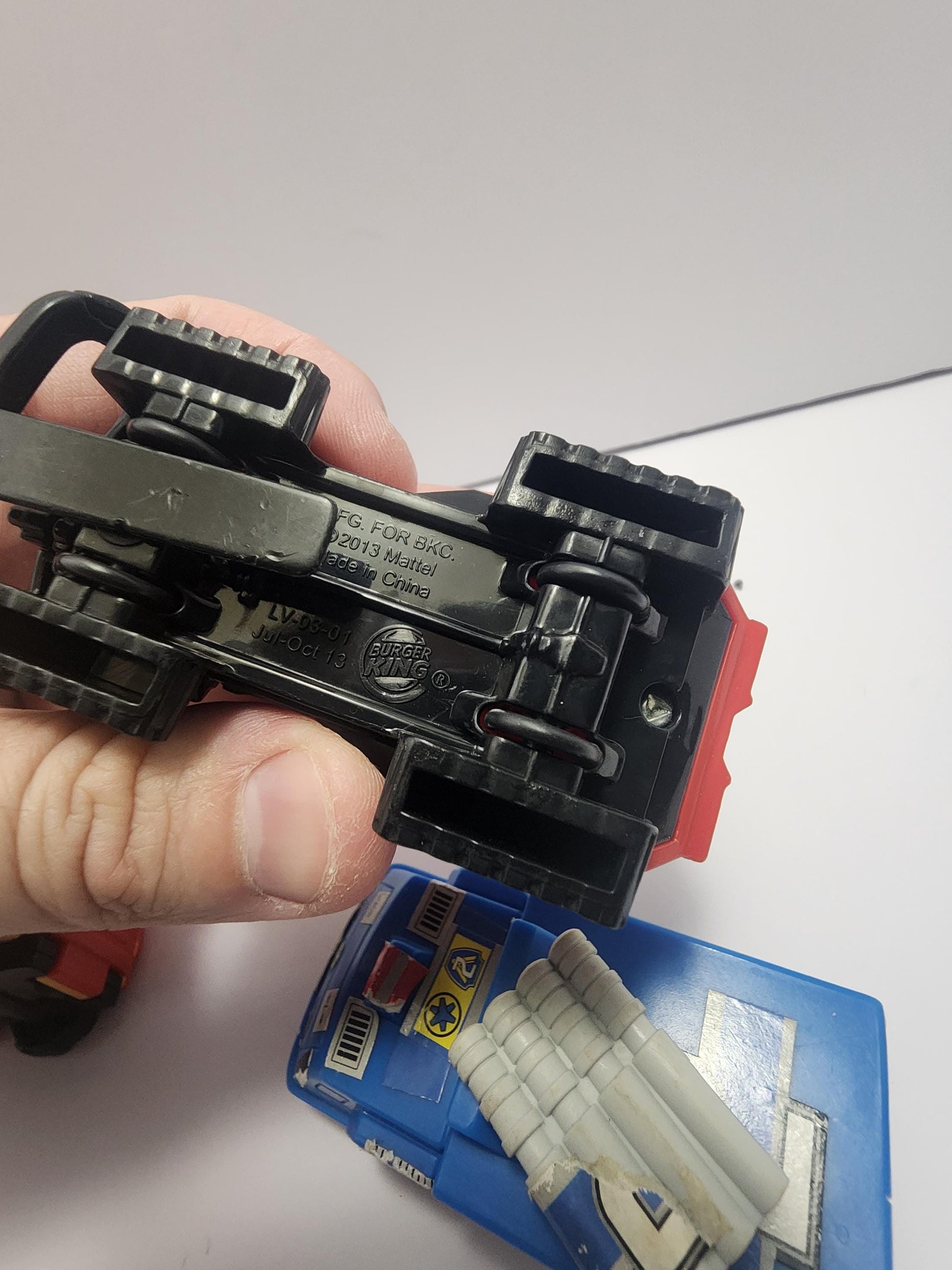 Toy Car LOT Of 3 - Mattel Cars - Power Ranger Cars - Power Ranger Toys - Flip Car - Vintage Cars - Toy Cars