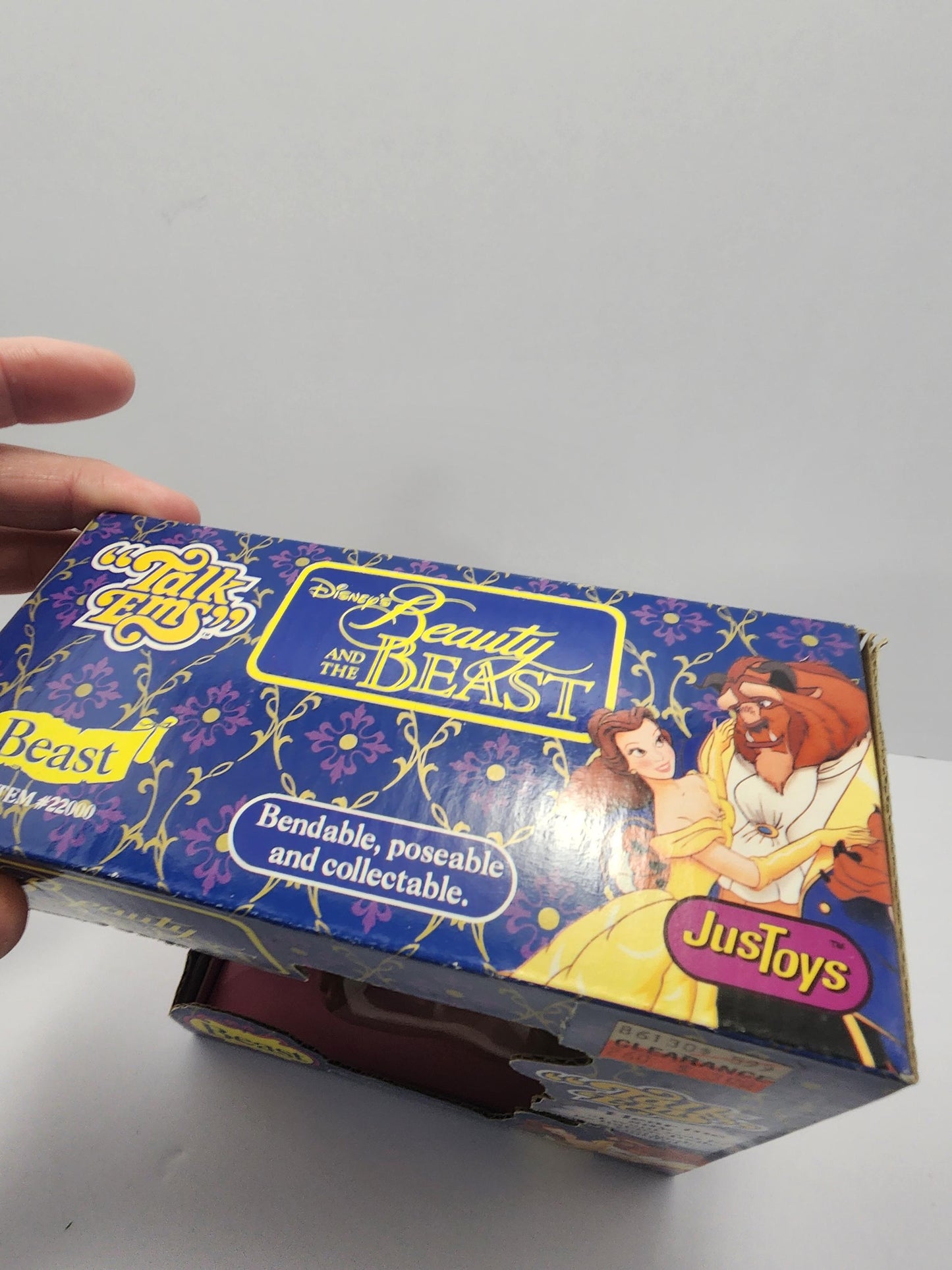 Disney Vintage Beauty and The Beast Beast SEALED Figure - Beast - Beast Figure - Disney - Disney Toys - Beauty and the Beast