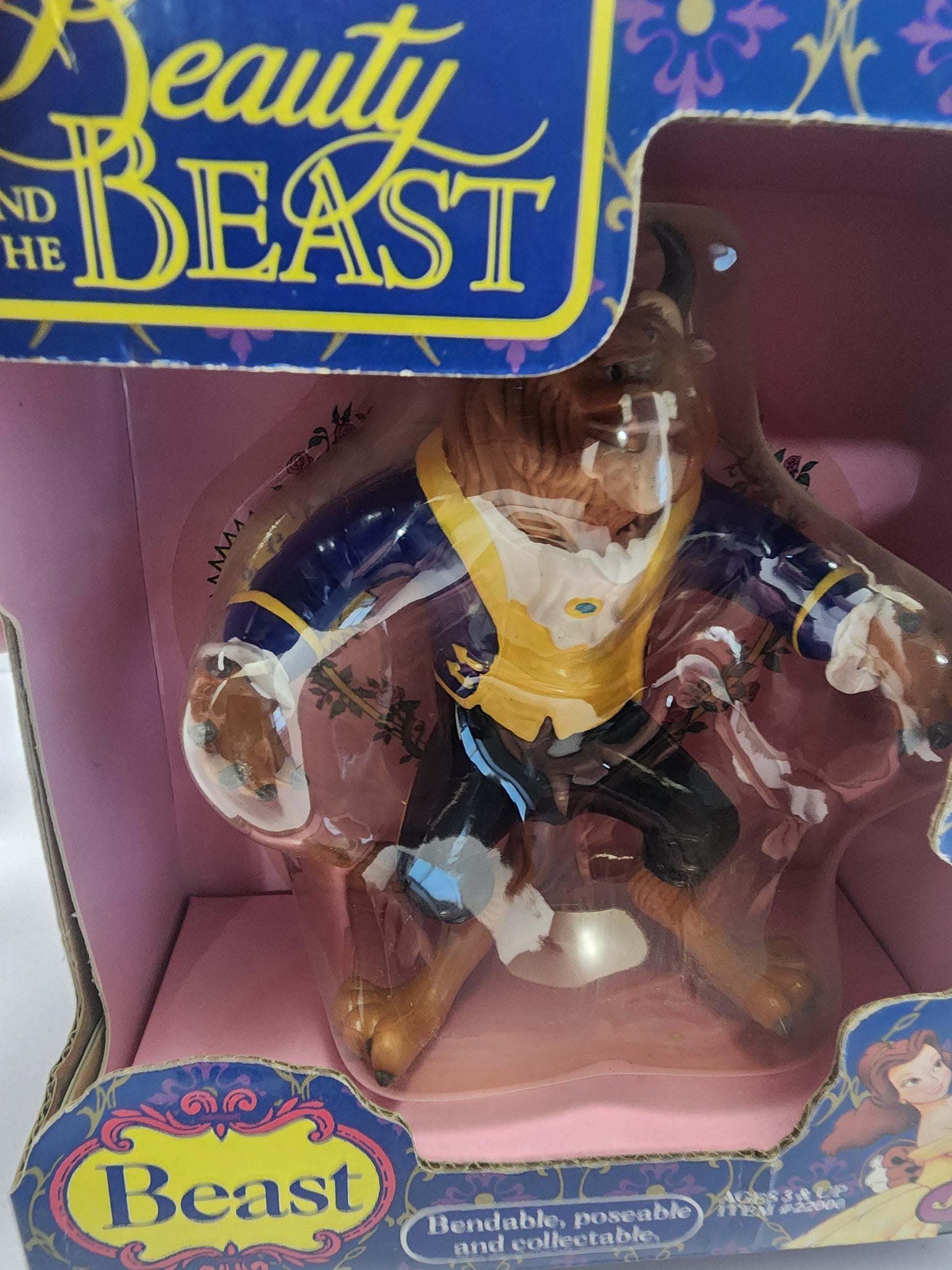 Disney Vintage Beauty and The Beast Beast SEALED Figure - Beast - Beast Figure - Disney - Disney Toys - Beauty and the Beast