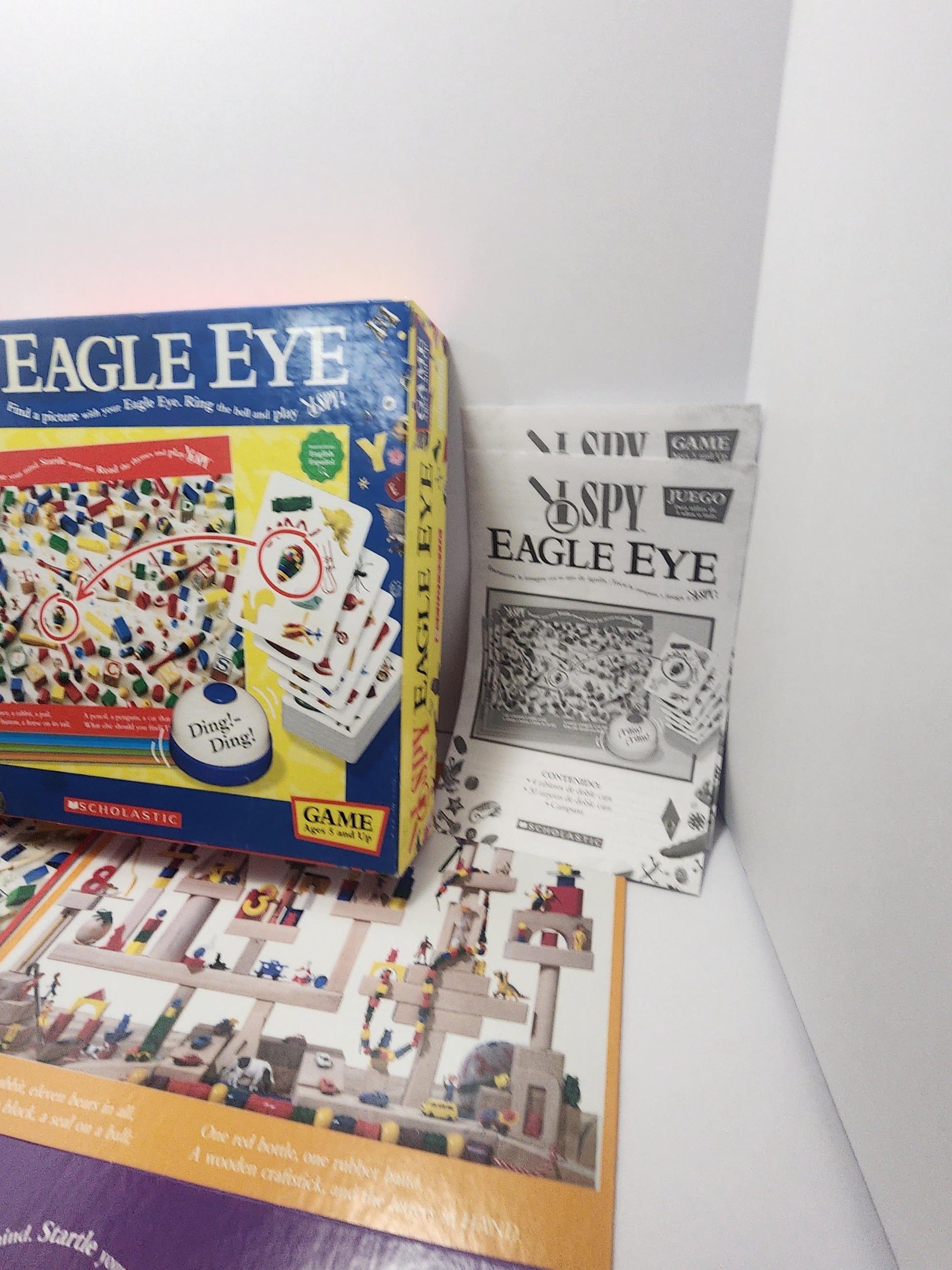 Eagle Eye I Spy Scholastic Board Game - Learning Games - School - Games - Board Games - I Spy - I Spy Game