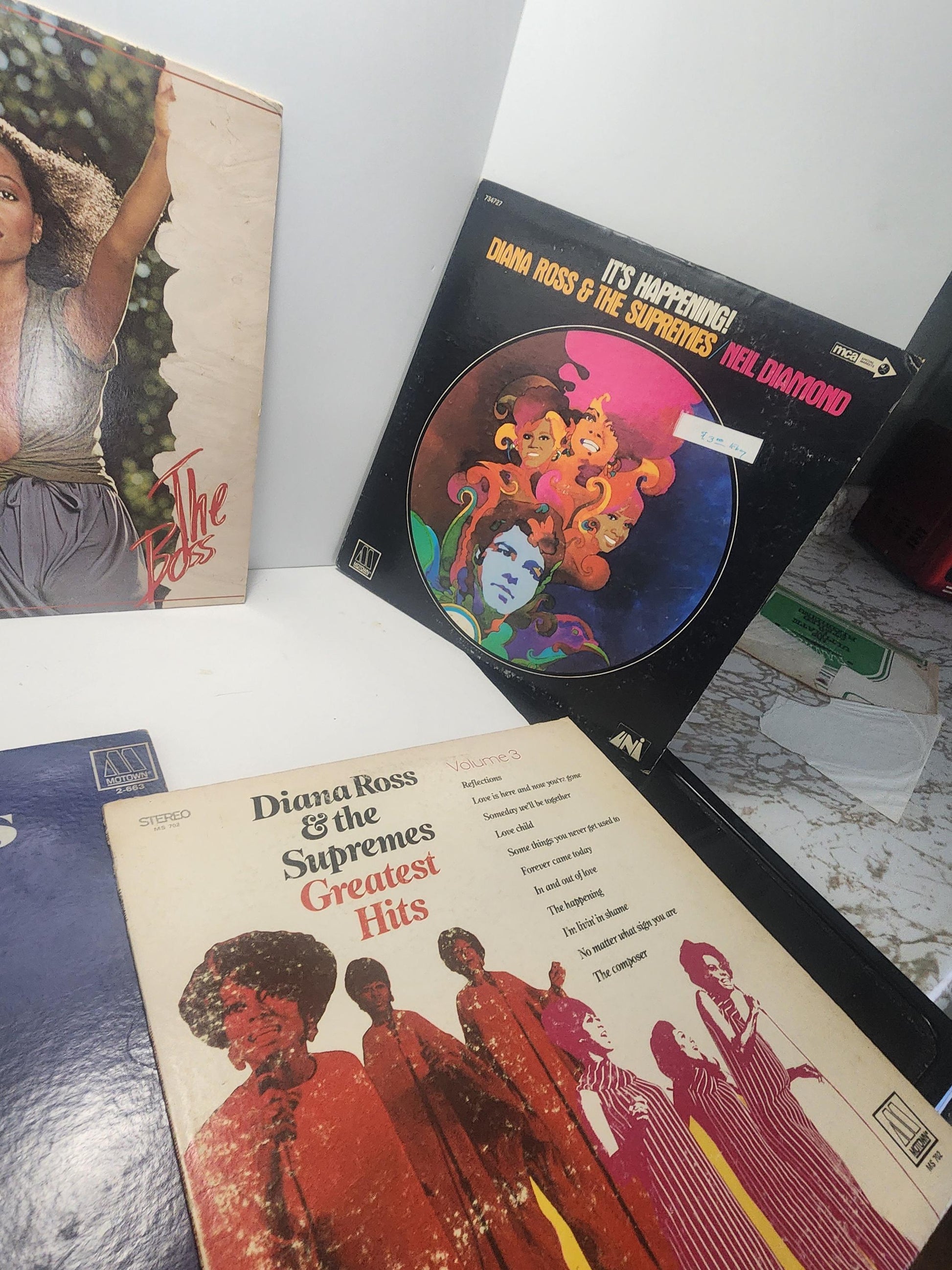 Diana Ross & The Supremes Vintage Vinyl Record LOT - Diana Ross - The Supremes - Vinyl - Records - LP - Vinyl Records - Music - Record Lot