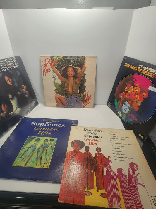 Diana Ross & The Supremes Vintage Vinyl Record LOT - Diana Ross - The Supremes - Vinyl - Records - LP - Vinyl Records - Music - Record Lot