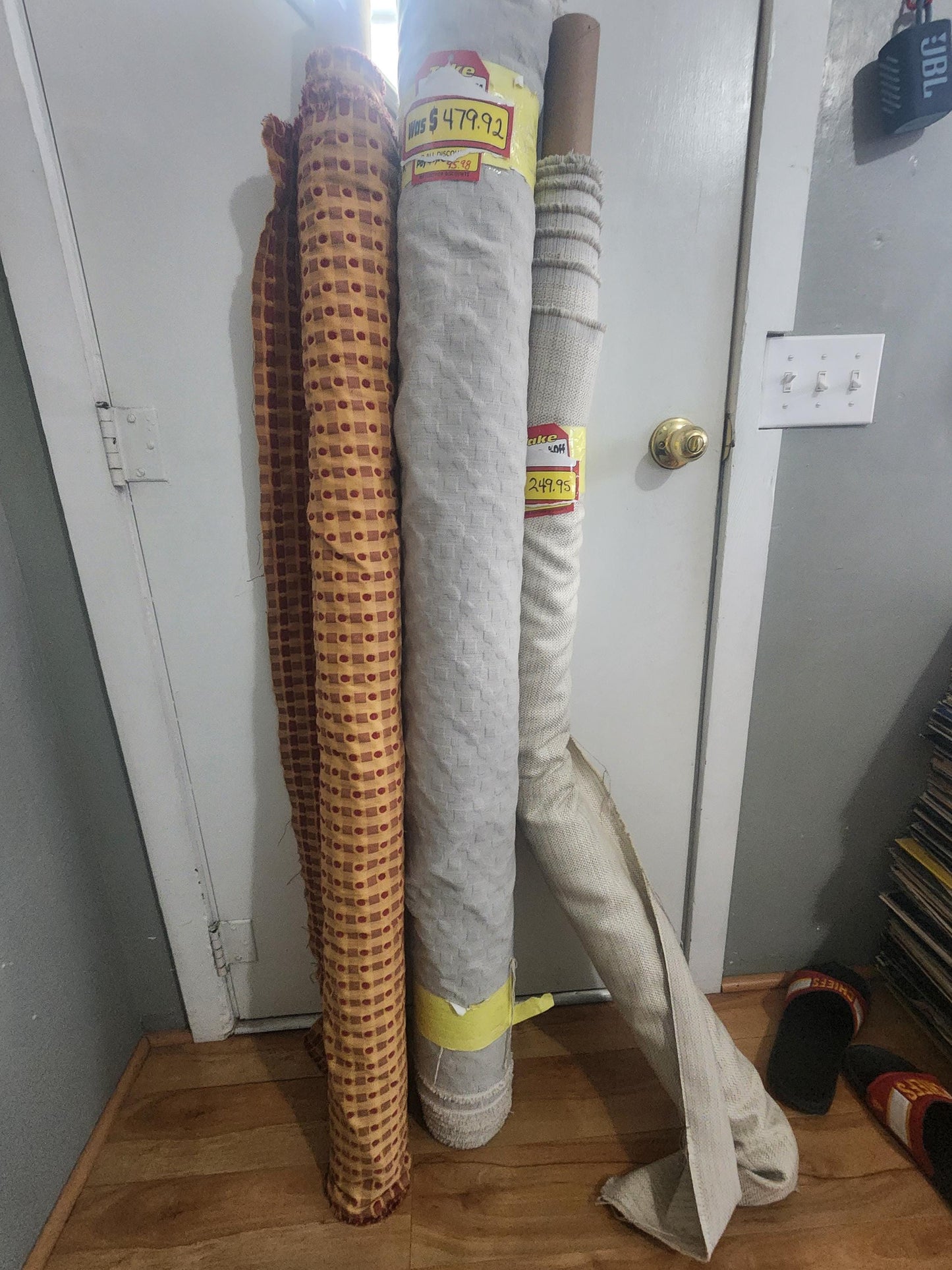 Vintage Big Fabric Rolls - Fabric - Material - Fabric Material - Fabric Rolls