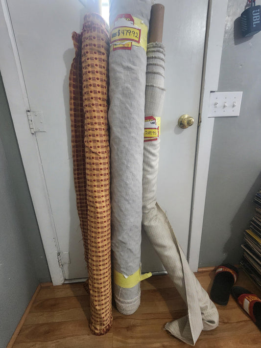 Vintage Big Fabric Rolls - Fabric - Material - Fabric Material - Fabric Rolls