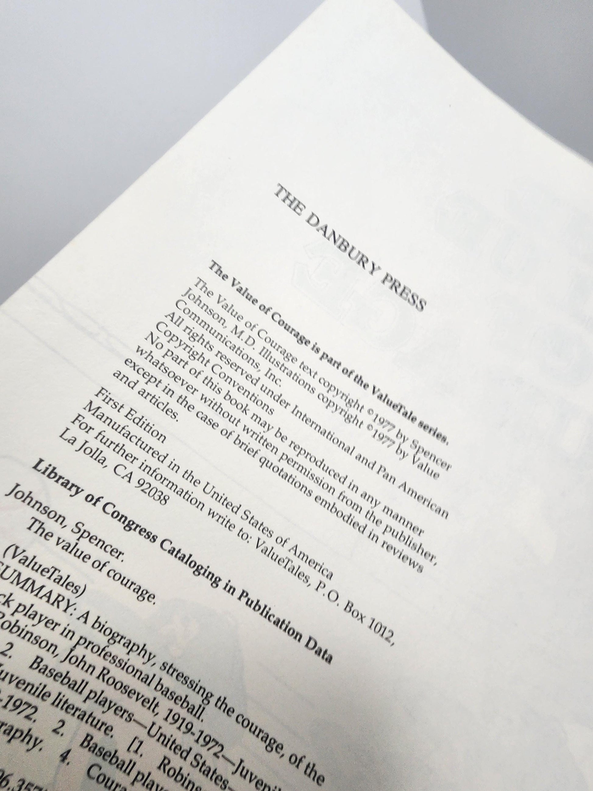 The Value Of Courage Jackie Robinson Children's Book - Books - Children's Books - Jackie Robinson - Courage - Educational Books - Baseball