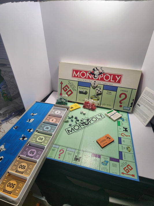 Monopoly Vintage Classic Board Game - Parker Brothers - Board Games - Monopoly - Vintage Games