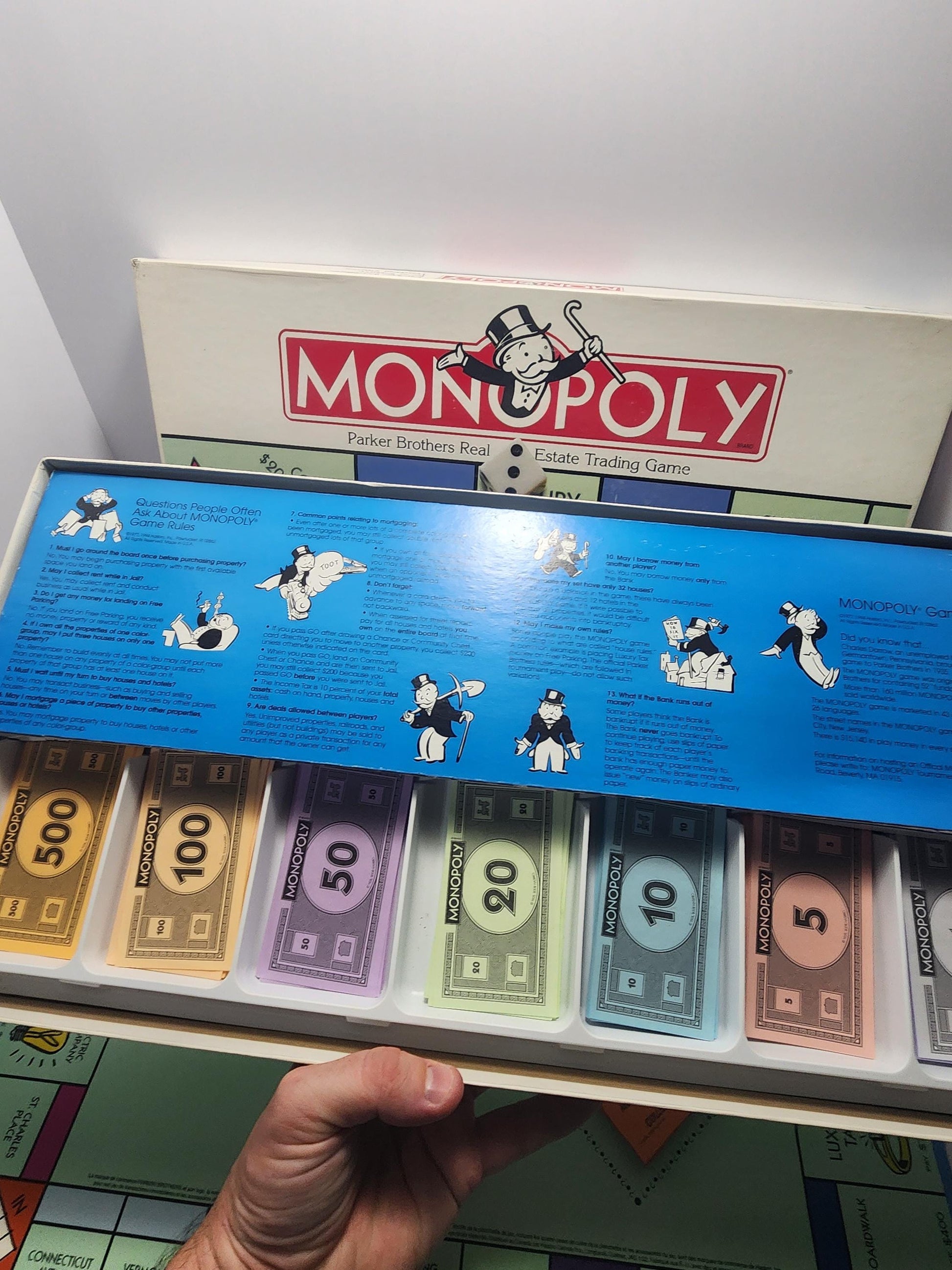 Monopoly Vintage Classic Board Game - Parker Brothers - Board Games - Monopoly - Vintage Games