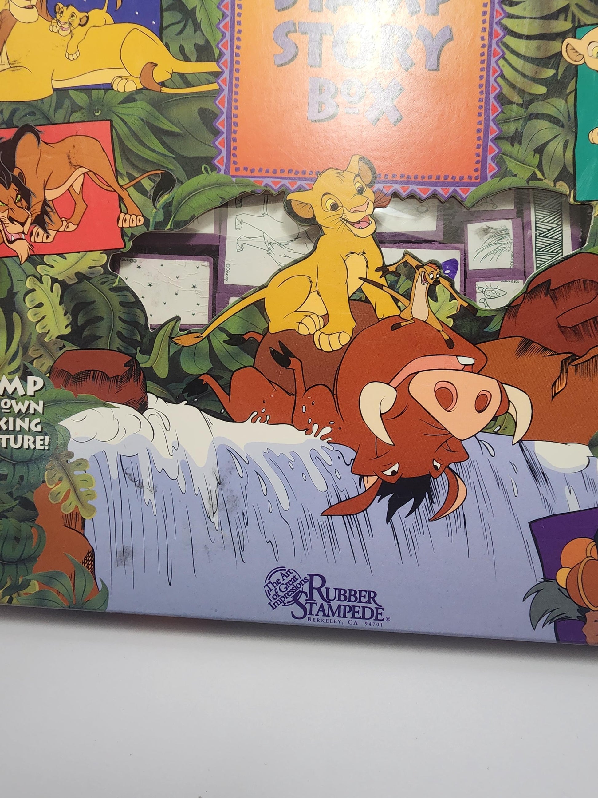 1990s Disney The Lion King Stamper Stamps Collection - Stamps - Stampers - Stamp Kit - Arts - Crafts - The Lion King - Lion King - Disney