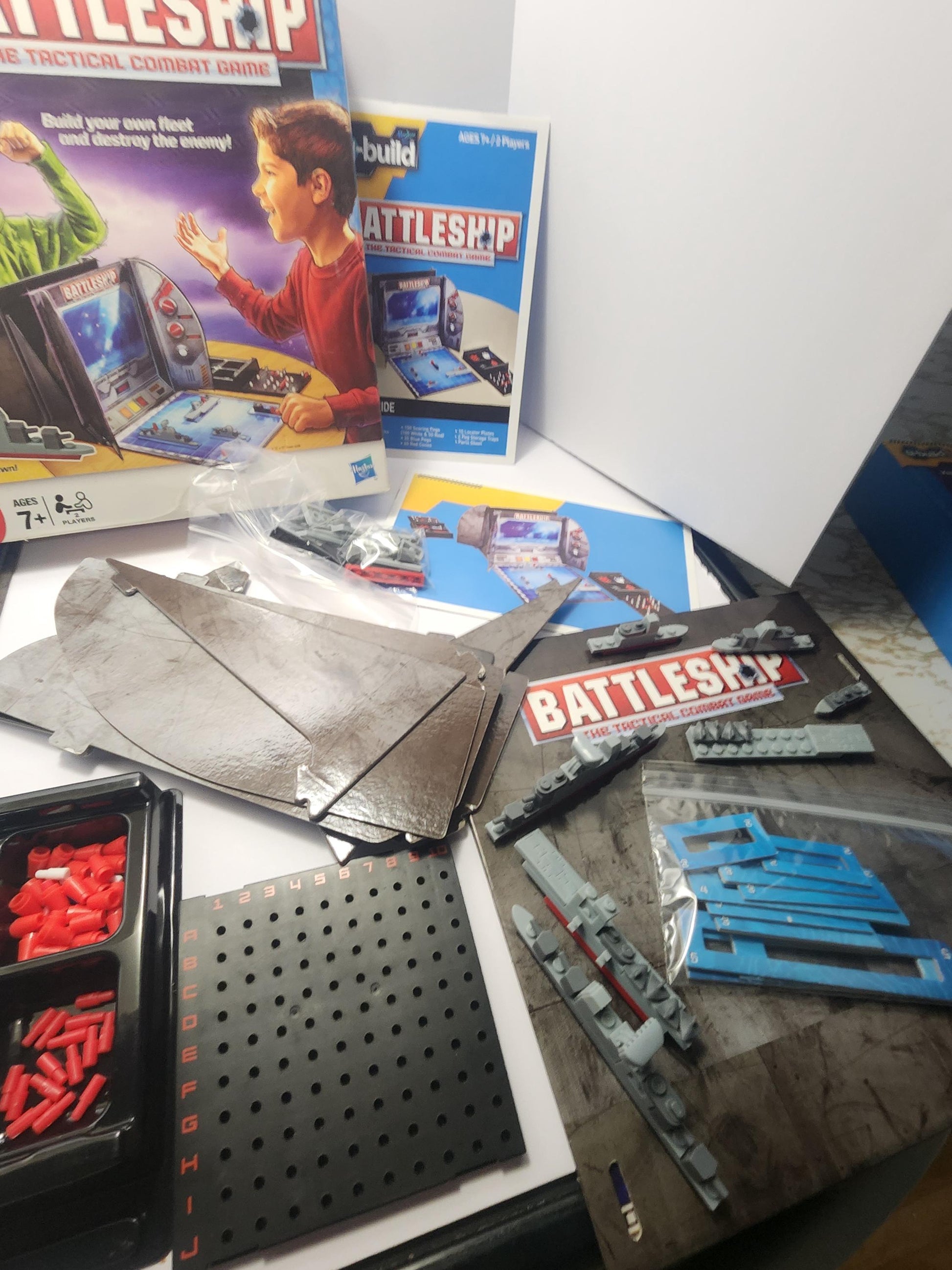 Battleship U Build Board Game - Battleship - Vintage Games - Board Games - Family Games - Family Game Night - Build - Battleship Game