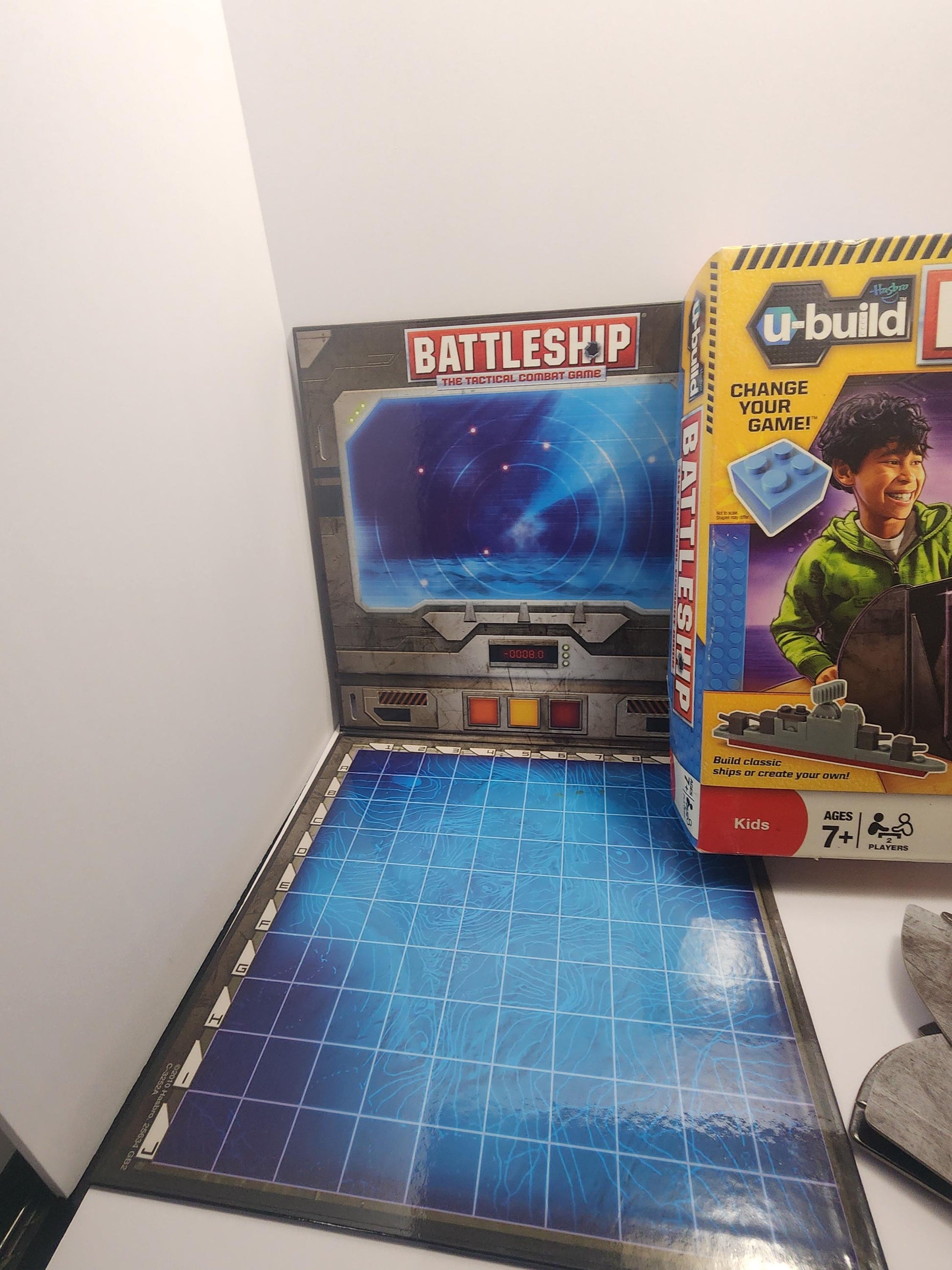 Battleship U Build Board Game - Battleship - Vintage Games - Board Games - Family Games - Family Game Night - Build - Battleship Game