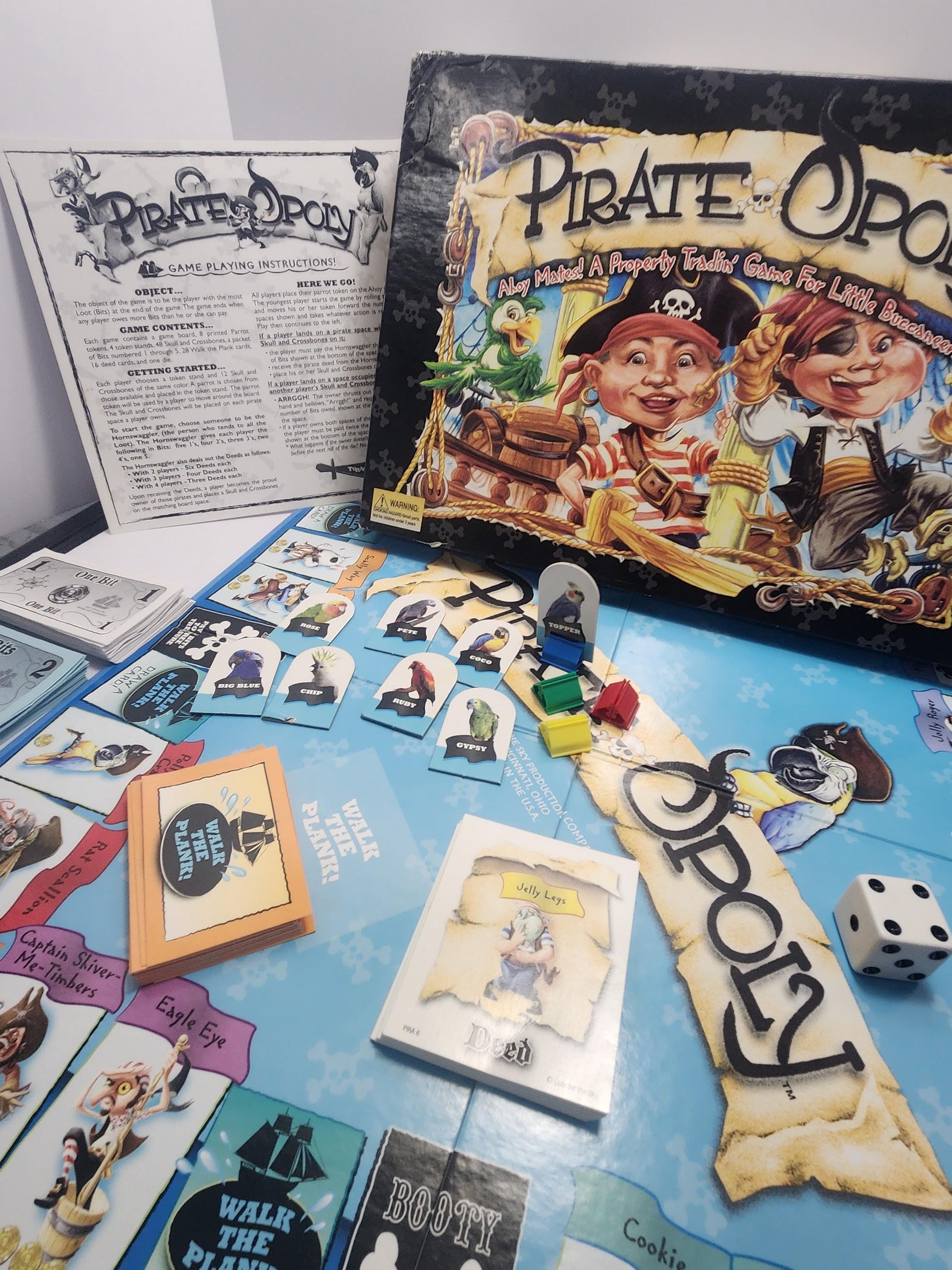 Pirate O Poly Board Game - Games - Board Games - Monopoly - Pirates - PirateOpoly - Themed Monopoly