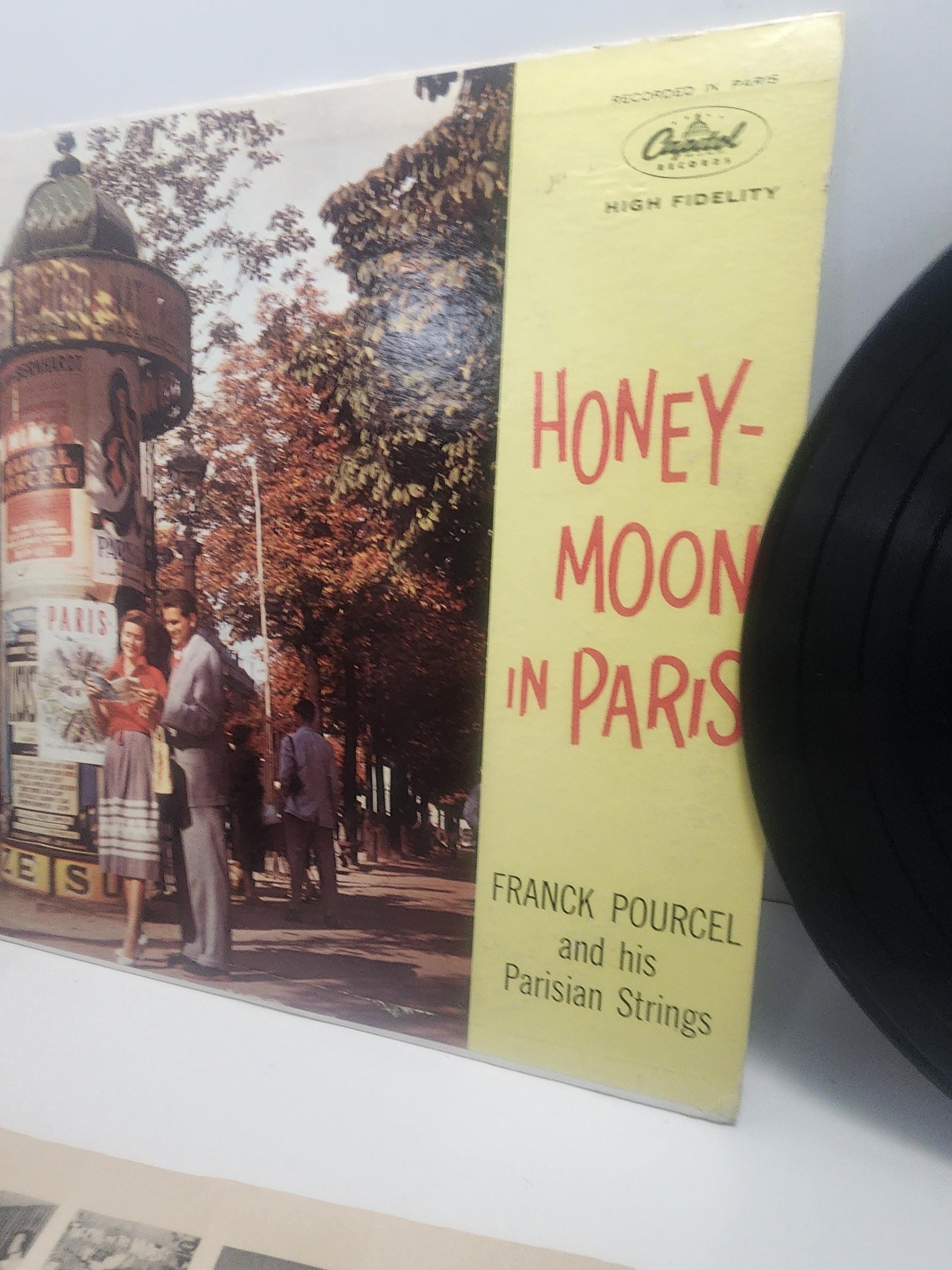 Honeymoon In Paris Frank Pourcel Vintage Capitol Records - Vinyl - Vinyl Records - Records - Honeymoon - Paris - Music - Frank Pourcel