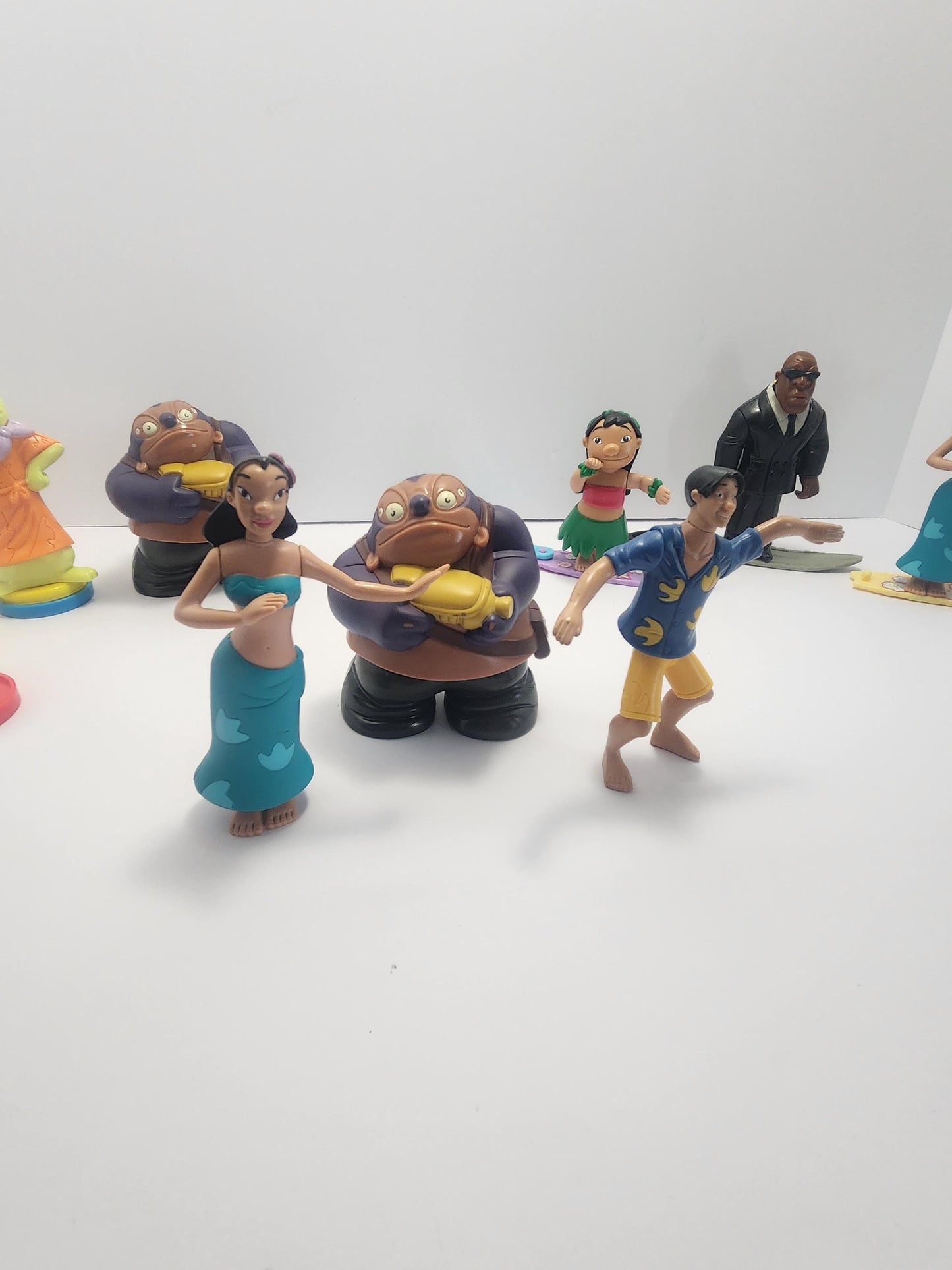 Lilo and Stitch Disney Toy Lot - Lilo and Stitch - Lilo - Stitch - Disney Toys - Disney - Hula Dancers - Hula Girls - Car Hula