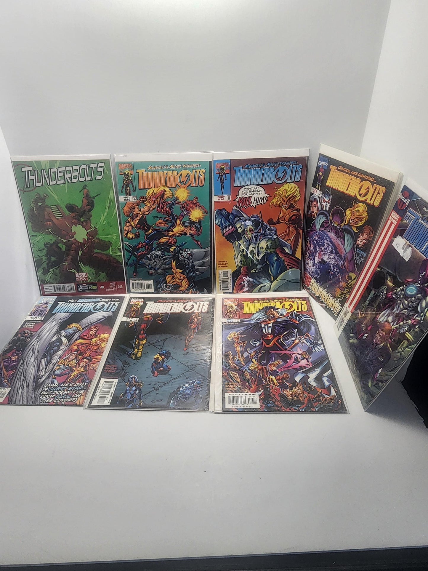Marvel 1990s Thunderbolts Comic Books LOT of 8 - Marvel - Marvel Comics - Comics - Thunderbolts - Thunderbolt Comics - Vintage Comics