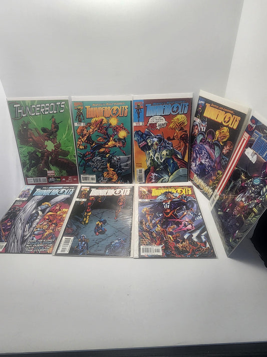 Marvel 1990s Thunderbolts Comic Books LOT of 8 - Marvel - Marvel Comics - Comics - Thunderbolts - Thunderbolt Comics - Vintage Comics