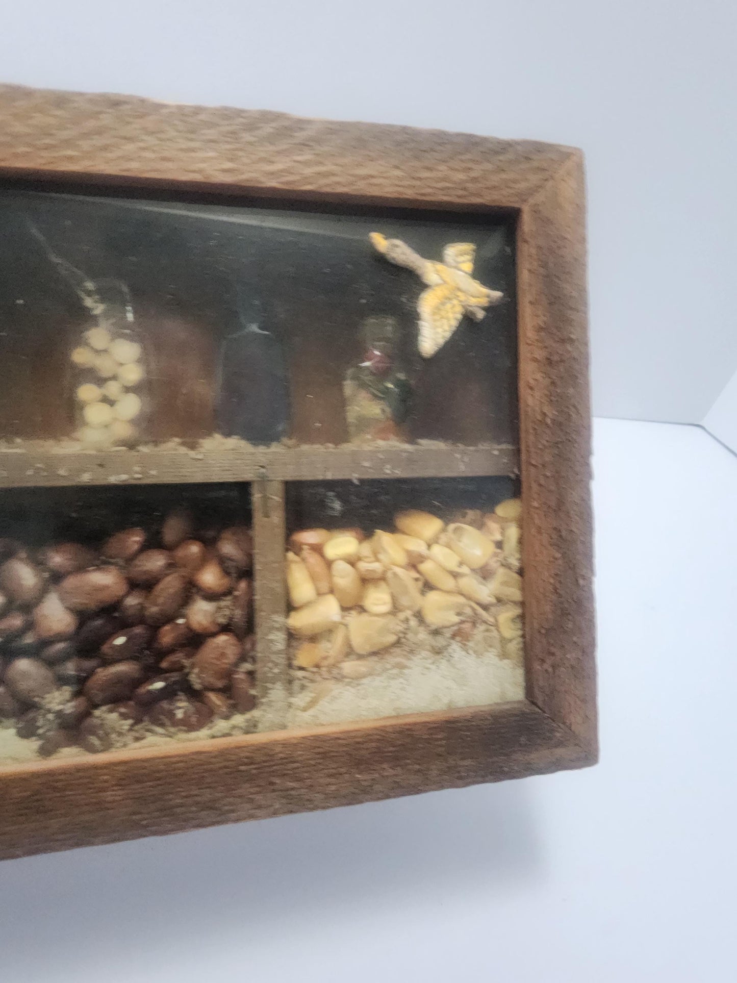 Primitive Seed Vintage ShadowBox Kitchen Decor - Shadow Box - Shadowbox - Seeds - Farming - Farm Decor - Decor - Kitchen - Farm House