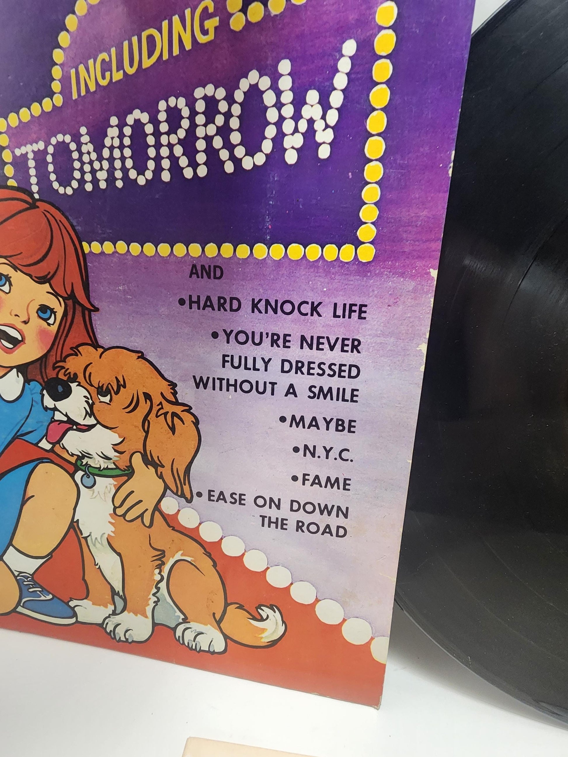 1970s Boradway Songs For Kids Tomorrow Vinyl Record - Broadway - Broadway Songs - Tomorrow - Annie - Vinyl - Records - Vinyl Records