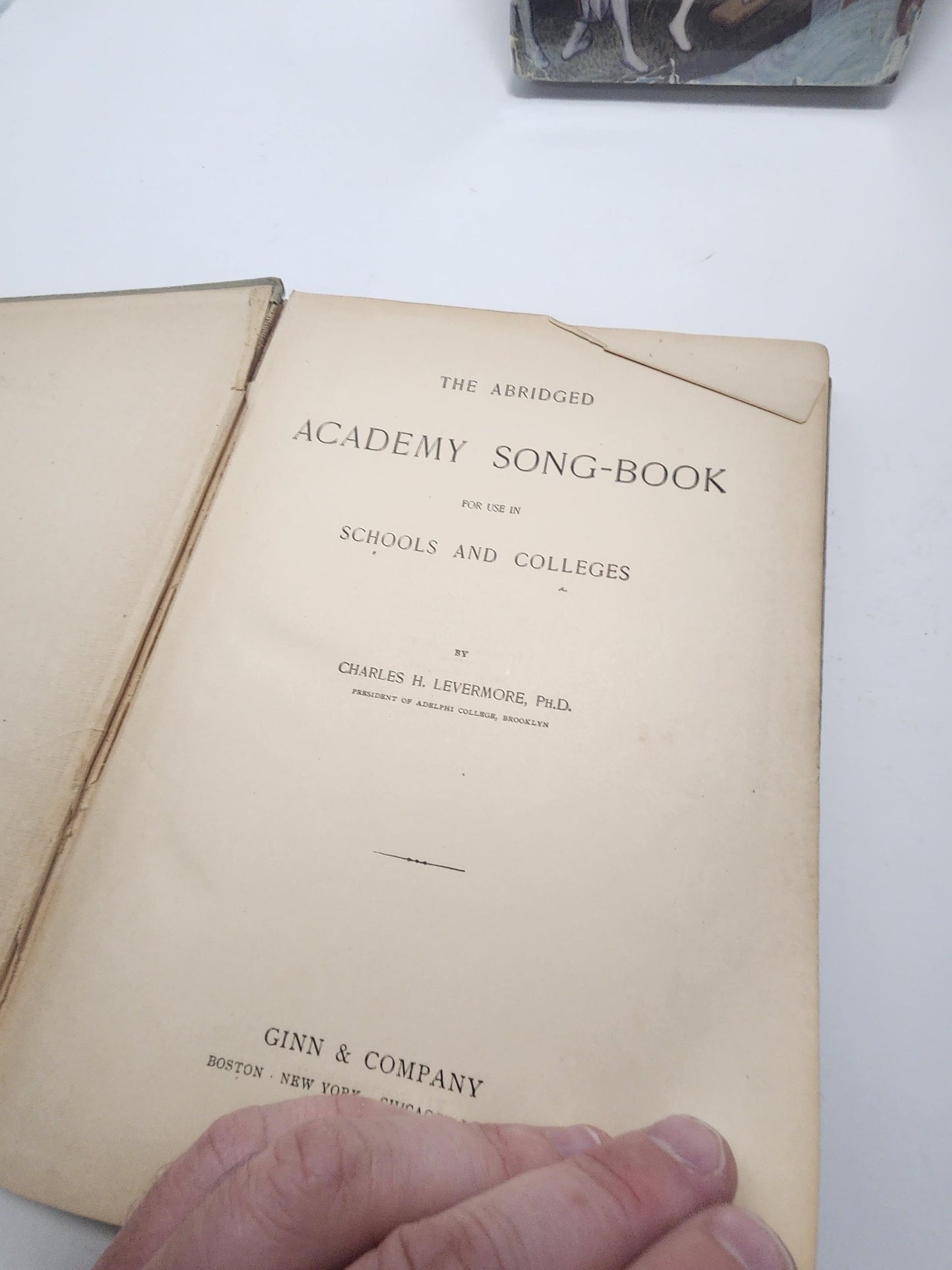 1900s The Abridged Academy Songbook - Antiques - Antique Books - Songbooks - Abridged Academy - 1900s - Old Books - Music - Music Books