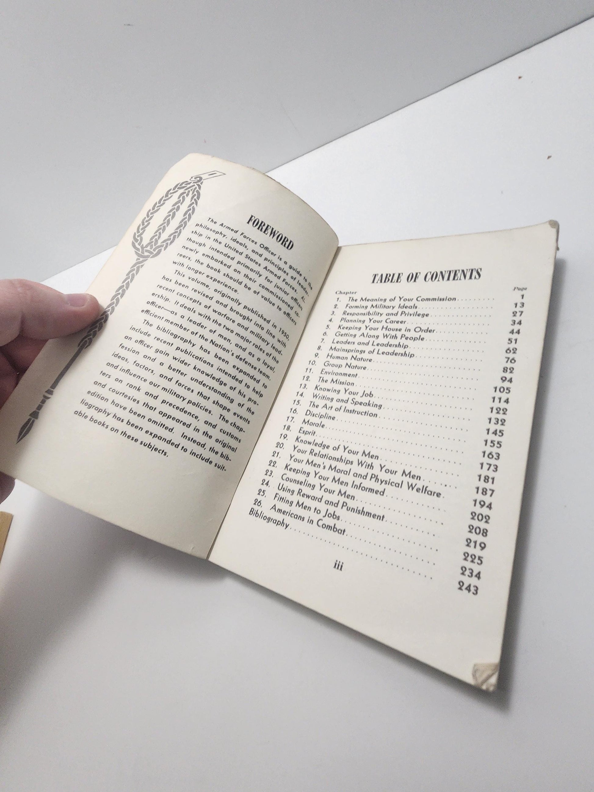 The Armed Forces Officer 1970s Vintage Book - Books - Army - Army Books - War - Armed Forces - The Armed Forces Officer - Police Books