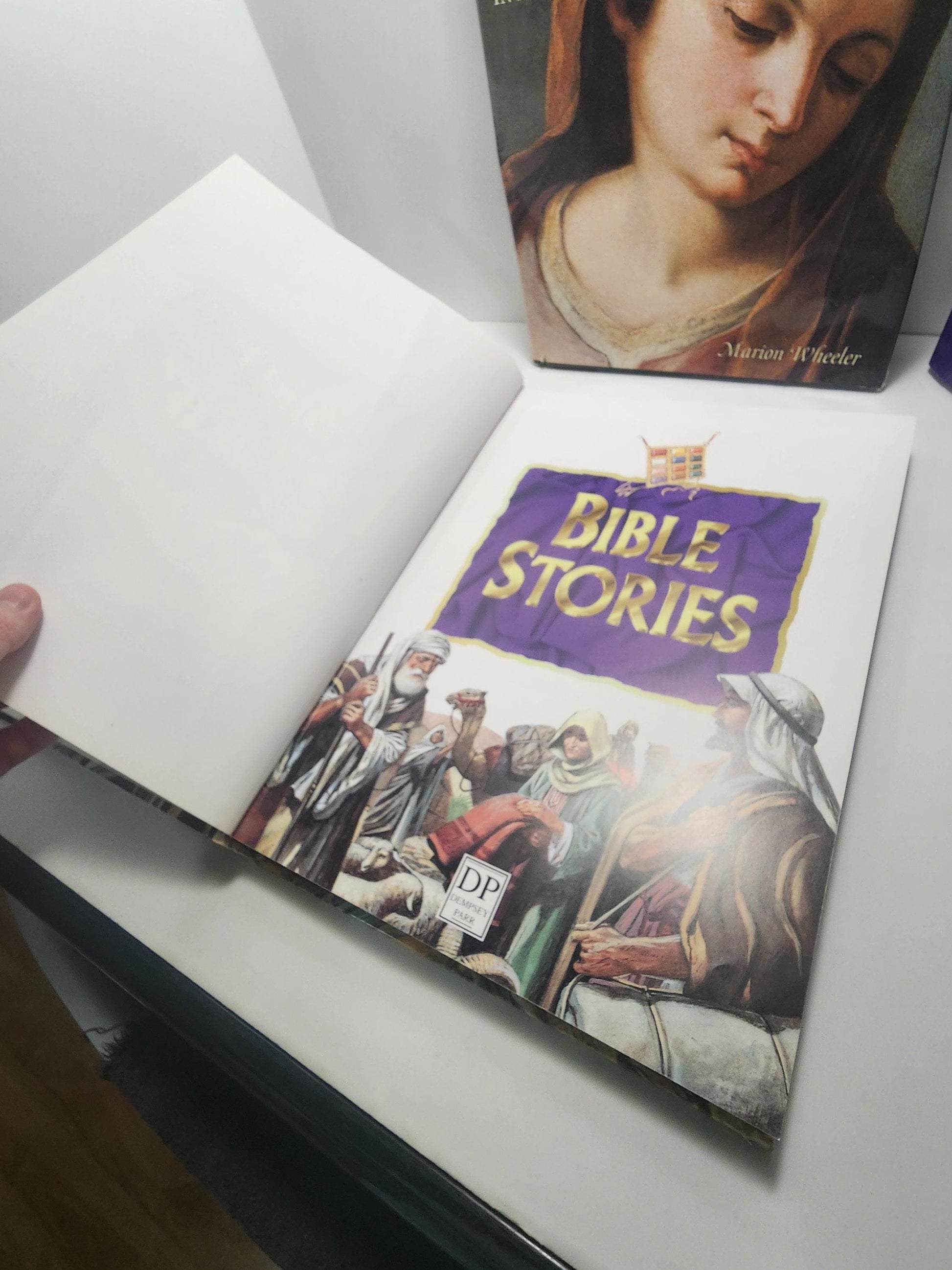 Religious Spiritual 1980s 1990s Books - Virgin Mary - Jesus - Religion - Religious Books - Where Jesus Walked - Art