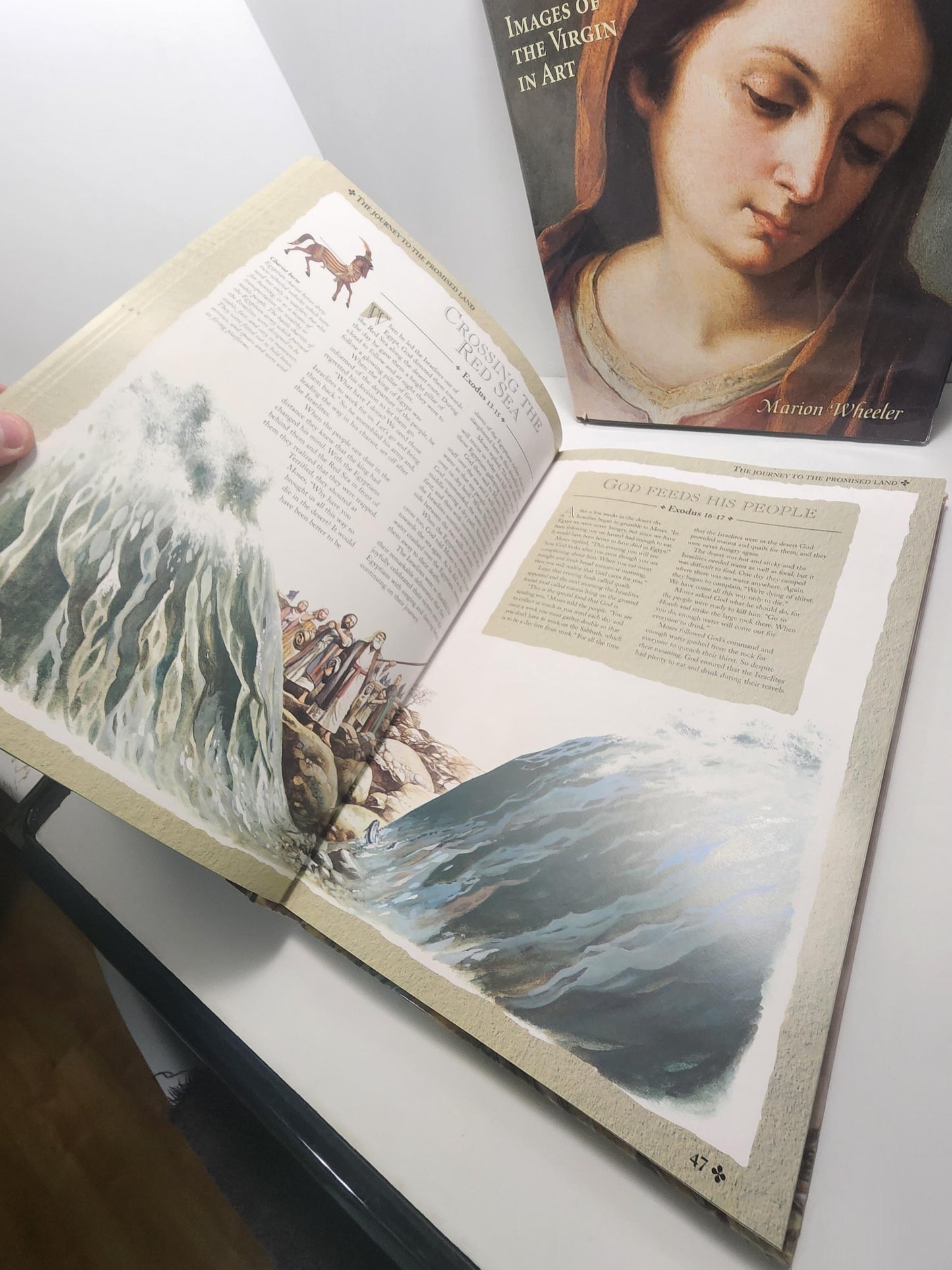 Religious Spiritual 1980s 1990s Books - Virgin Mary - Jesus - Religion - Religious Books - Where Jesus Walked - Art